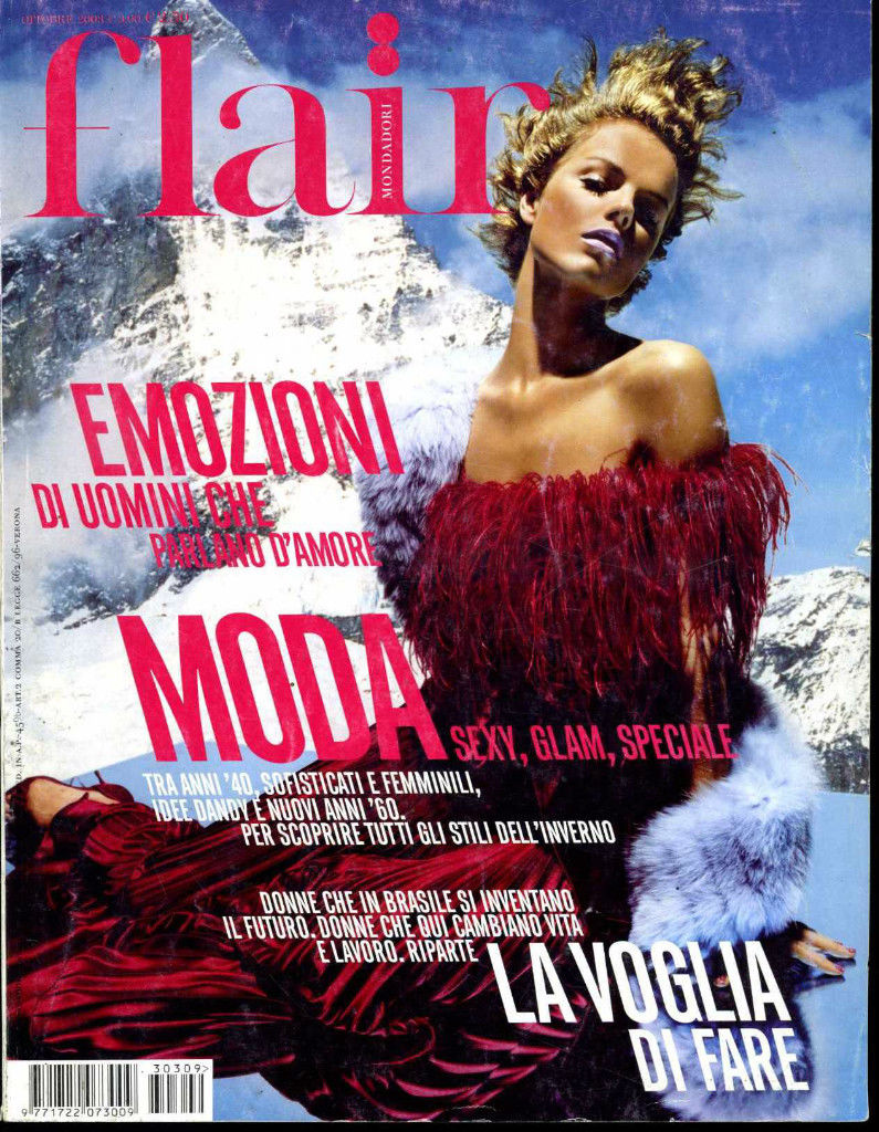 Flair N^9 ottobre 2003 copertina Eva Herzigova E6558A