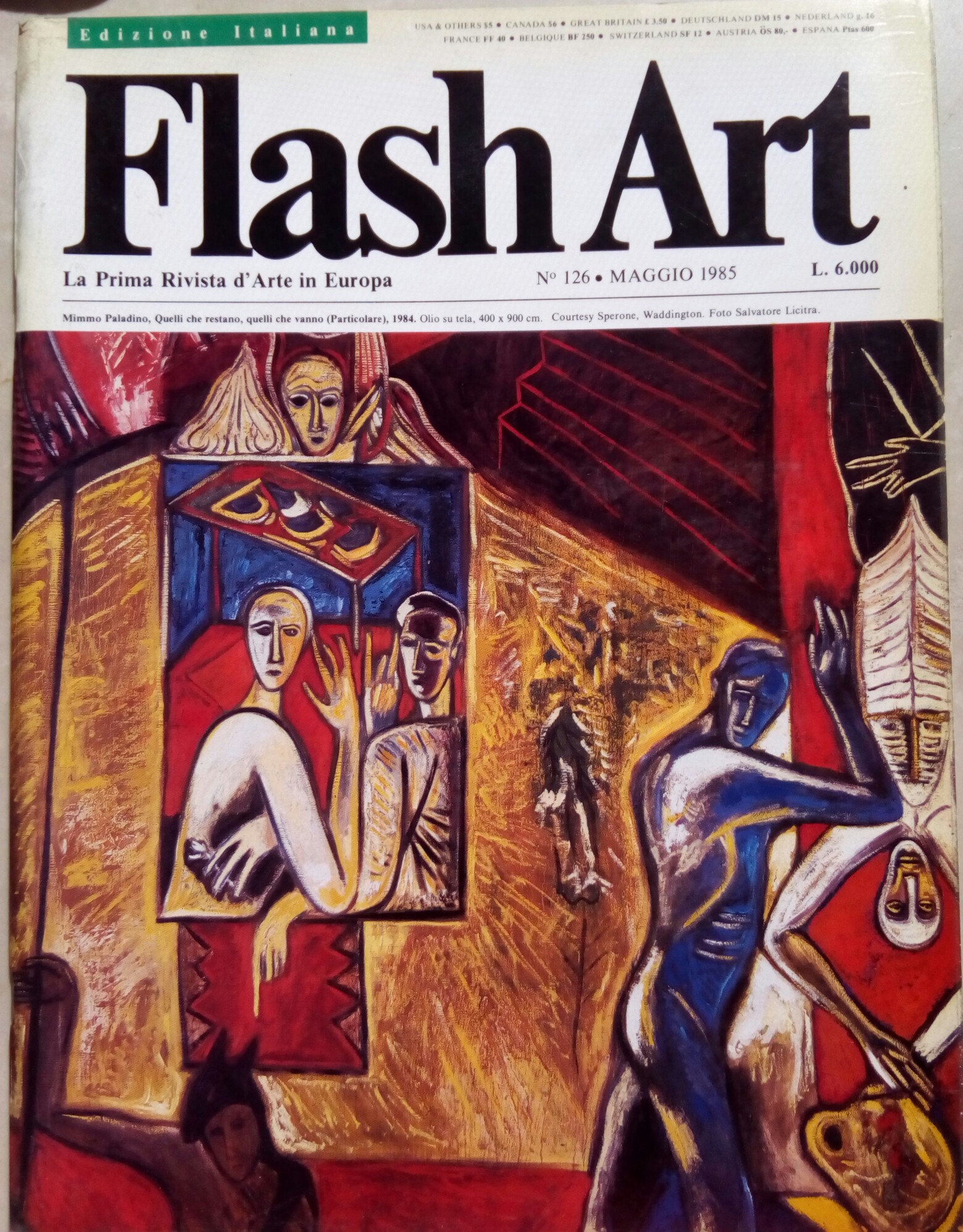 Flash Art n^ 126 maggio 1985 edizione italiana