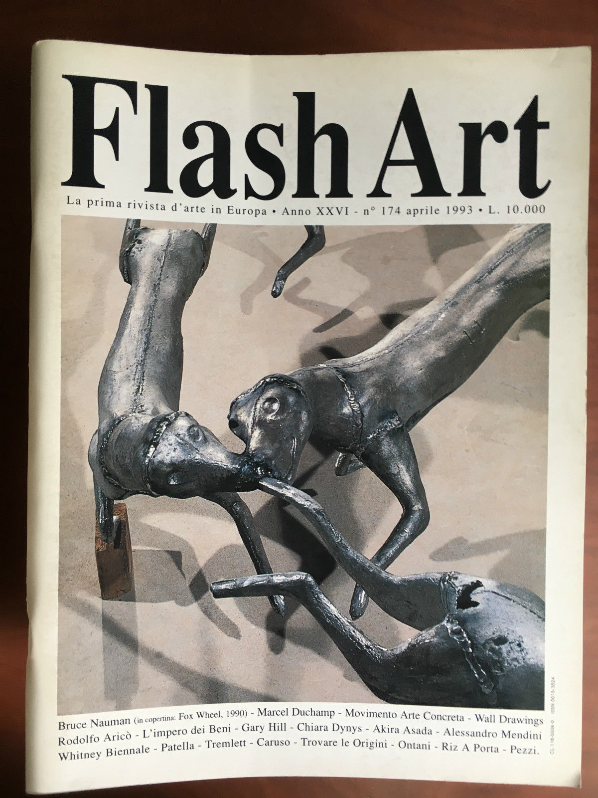 Flash Art n^ 174 Aprile 1993 Cover Bruce Nauman - …