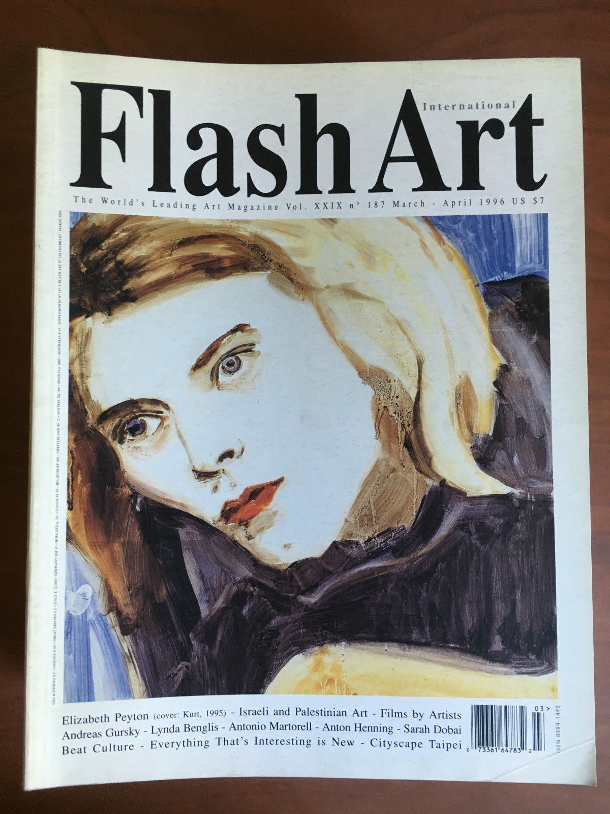 Flash Art n^ 187 March/April 1996 Cover Elizabeth Peyton - …