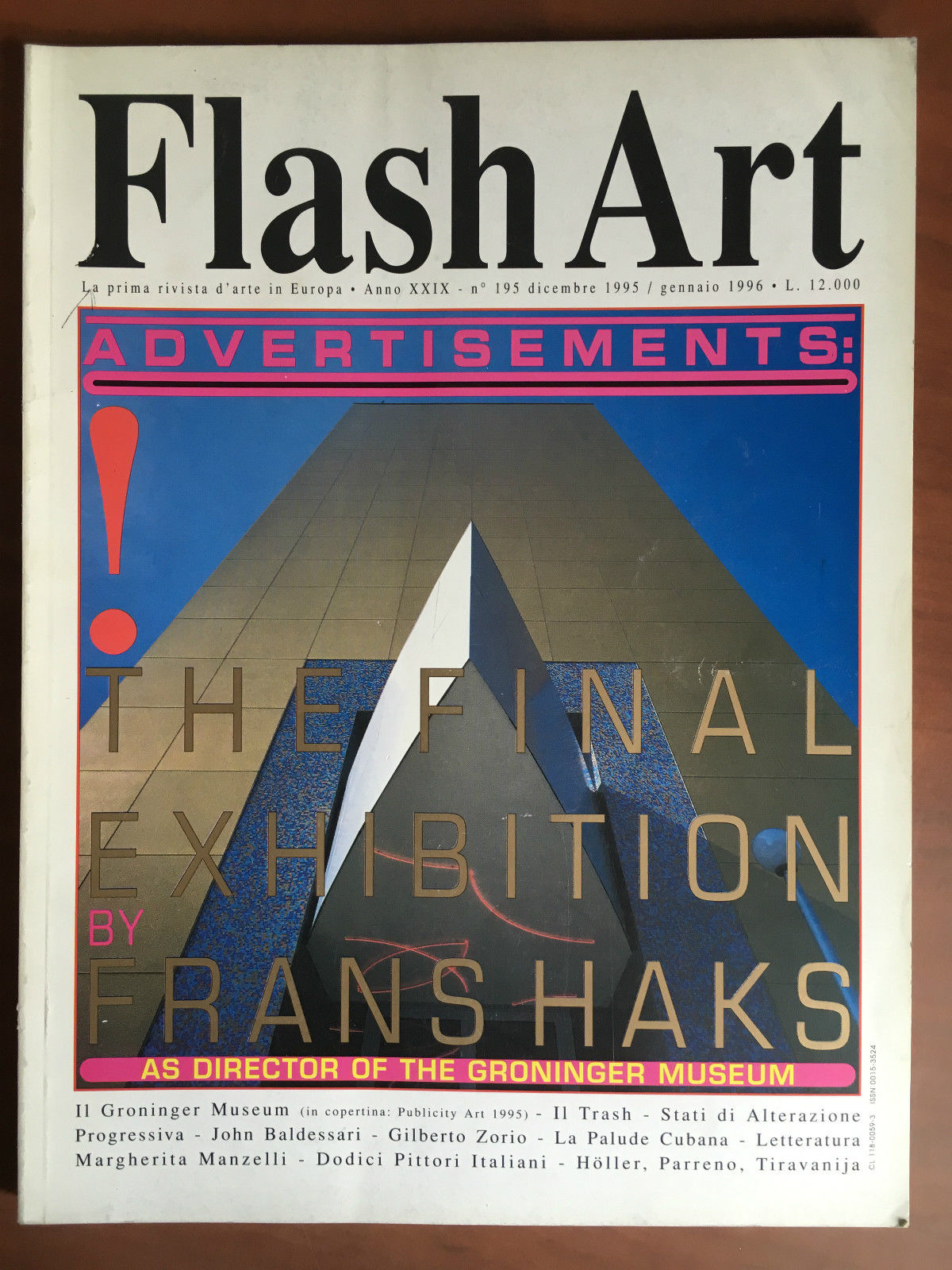 Flash Art n^ 195 Dic.1995 Gennaio 1996 - E20952