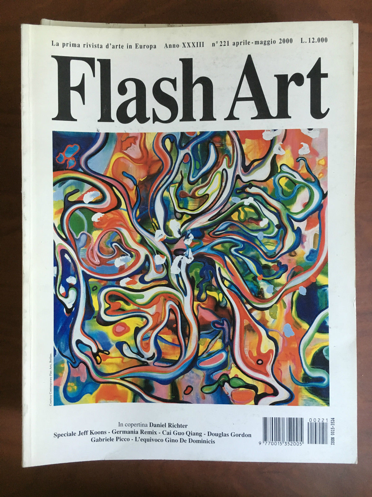 Flash Art n^ 221 Aprile/Maggio 2000 Cover: Daniel Richter - …