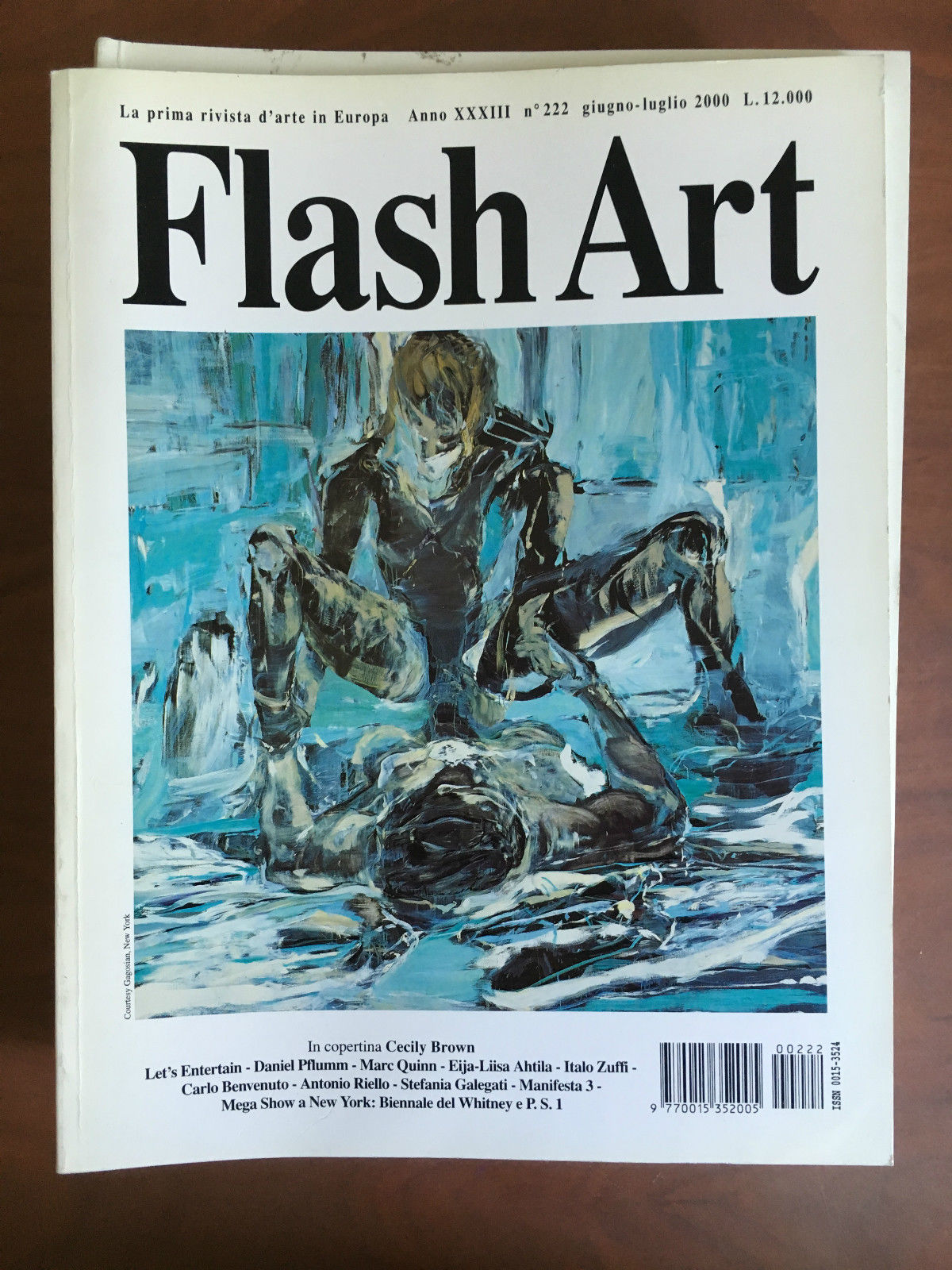 Flash Art n^ 222 Giugno/Luglio 2000 Cover: Cecily Brown - …