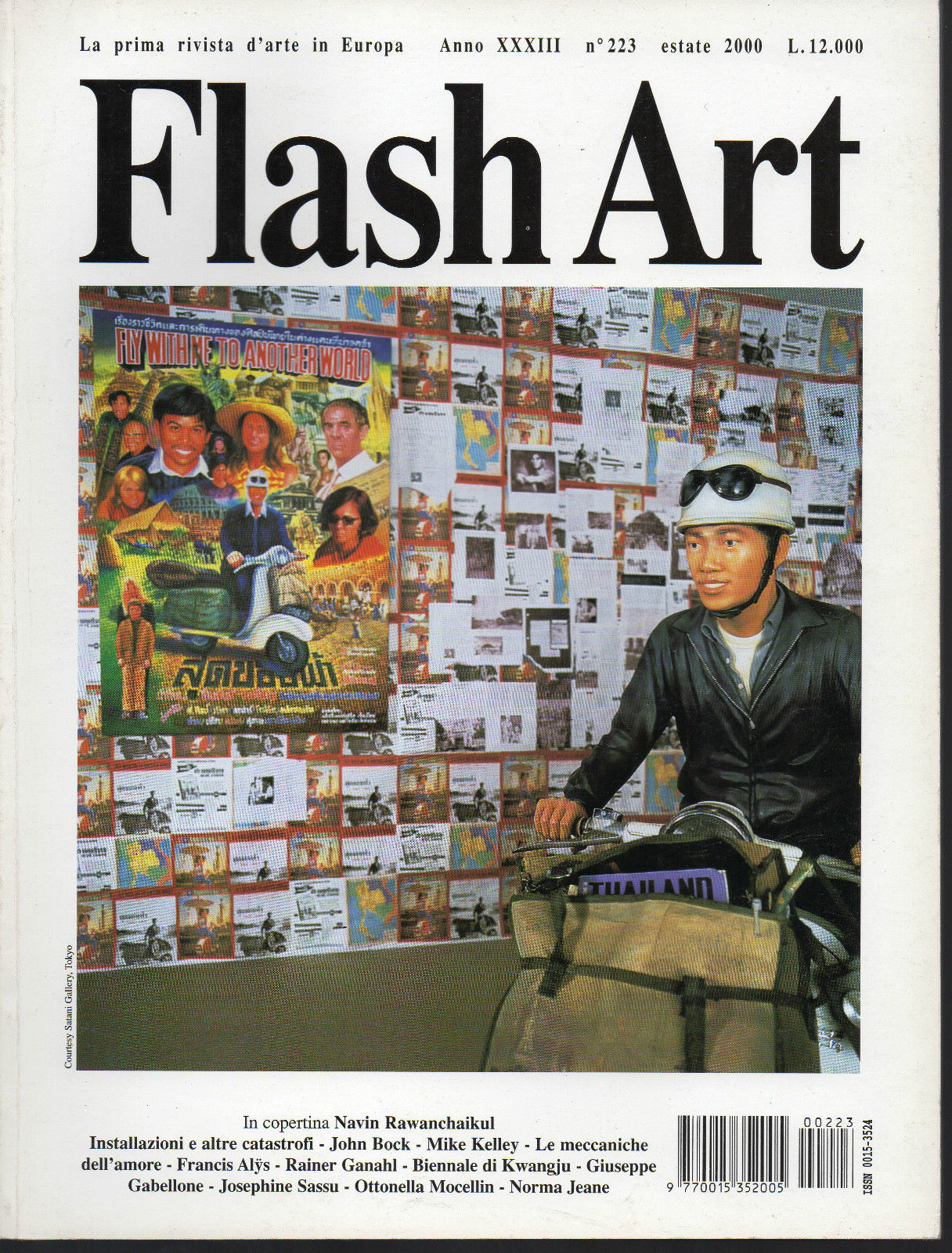 Flash Art n^ 223 estate 2000 cover Nanin Rawanchaikul