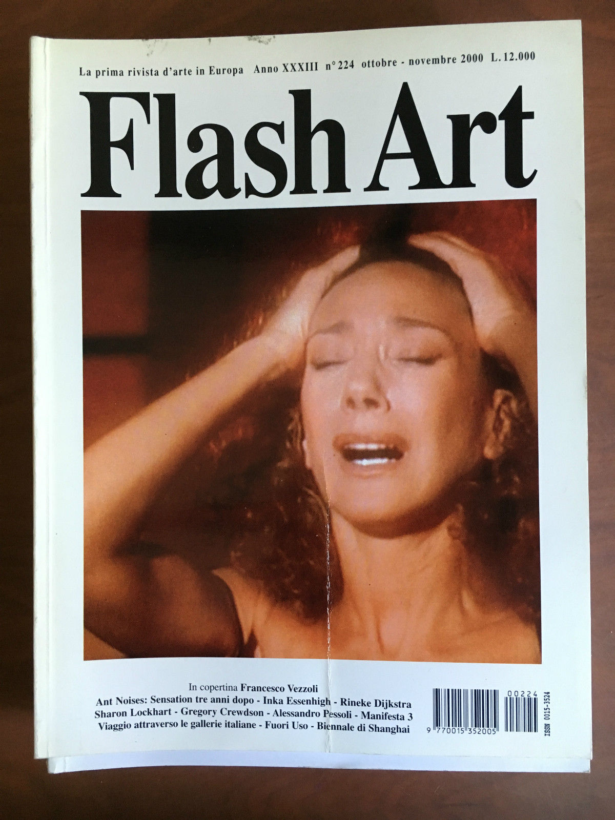 Flash Art n^ 224 Ottobre/Novembre 2000 Cover: Francesco Vezzoli - …