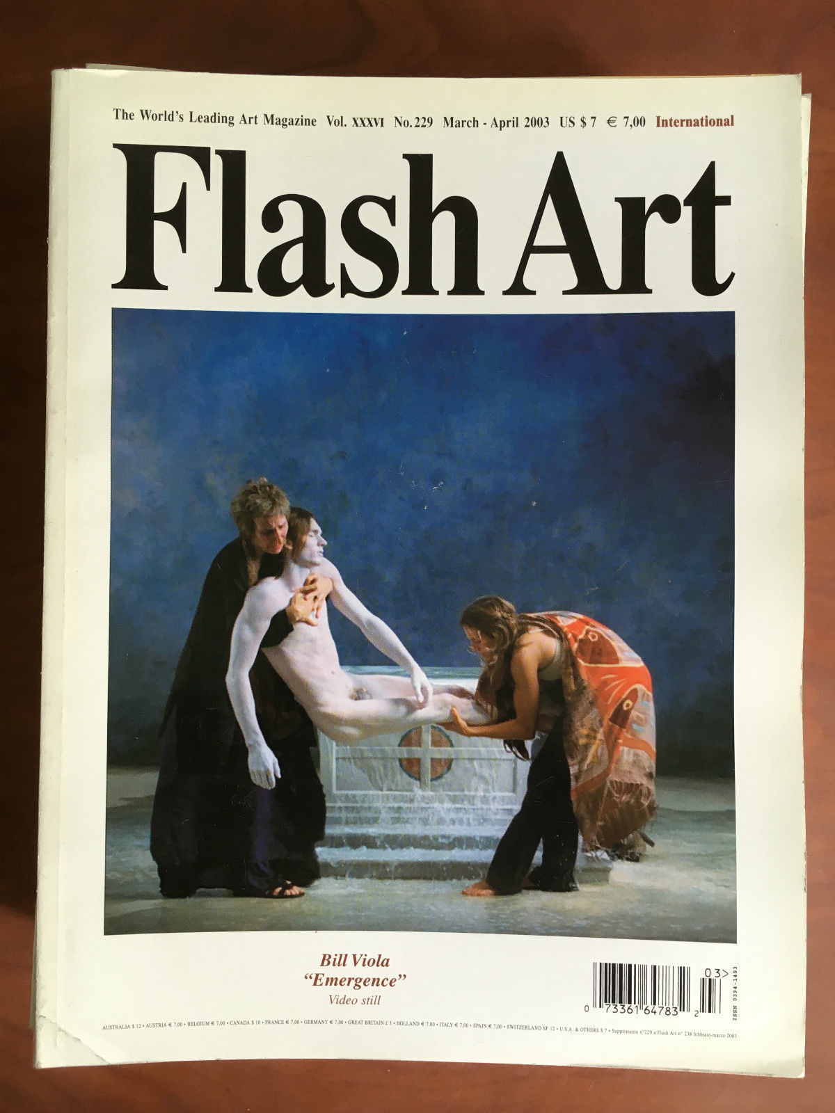 Flash Art n^ 229 March/April 2003 Cover Bill Viola - …