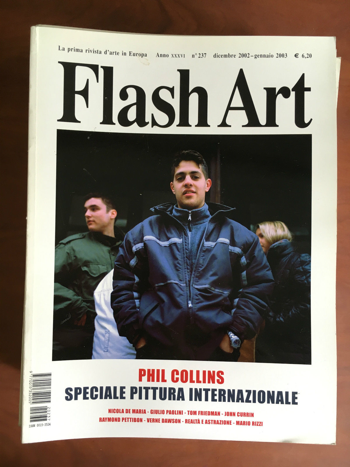 Flash Art n^237 Dicembre 2002 Gennaio 2003 Cover Phil Collins …