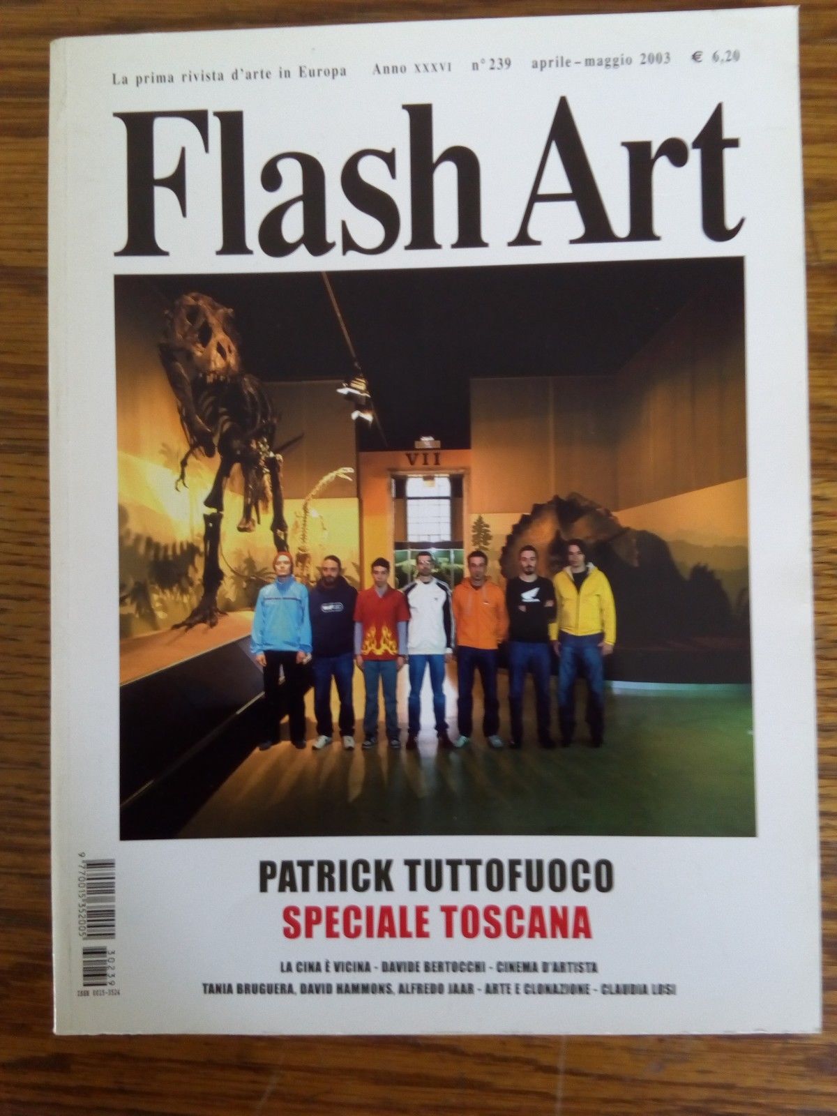 Flash Art n^239 aprile-maggio 2003 Cover:Patrick Tuttofuoco
