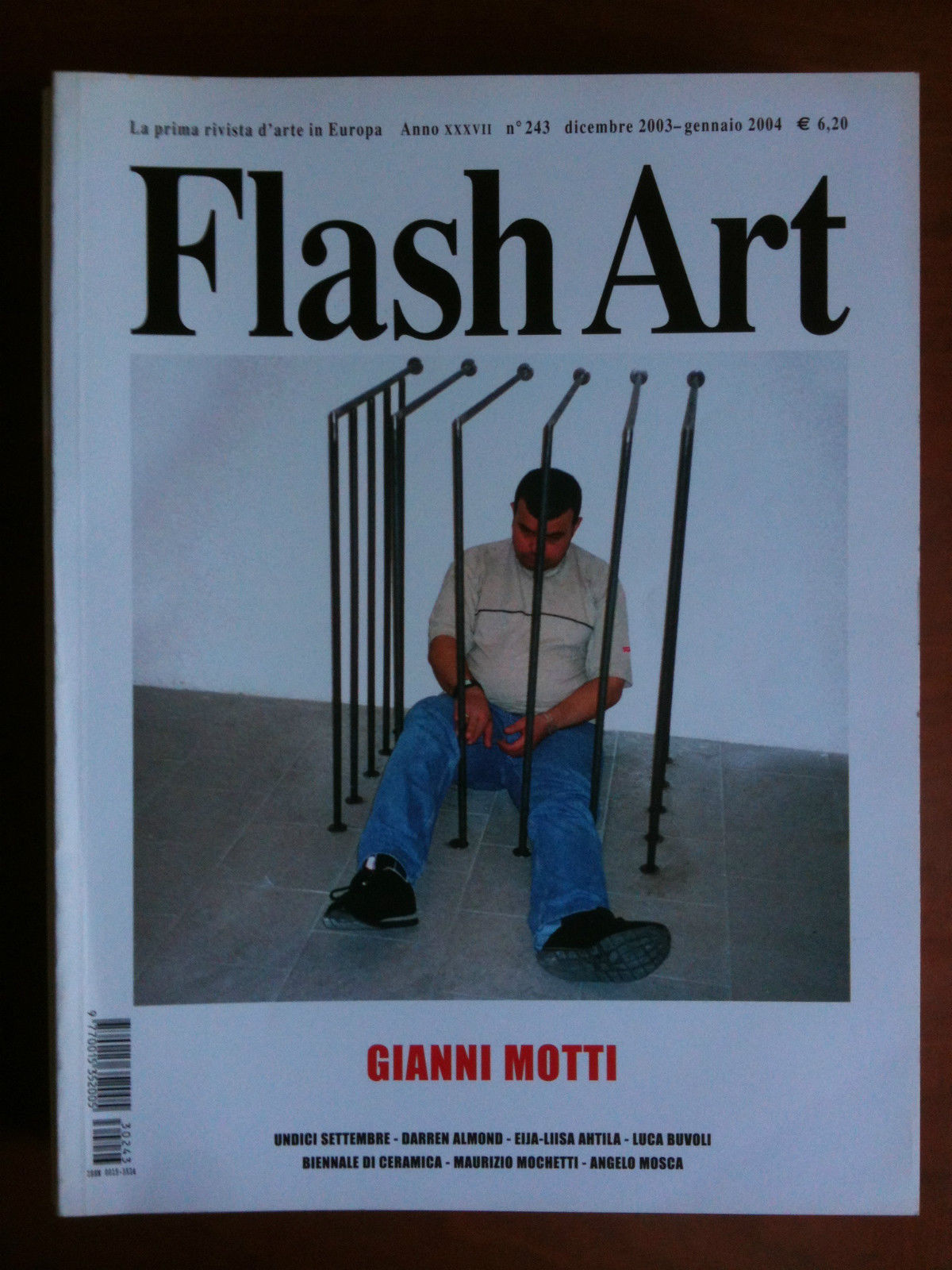 Flash Art n^ 243 Dicembre 2003 Cover Gianni Motti