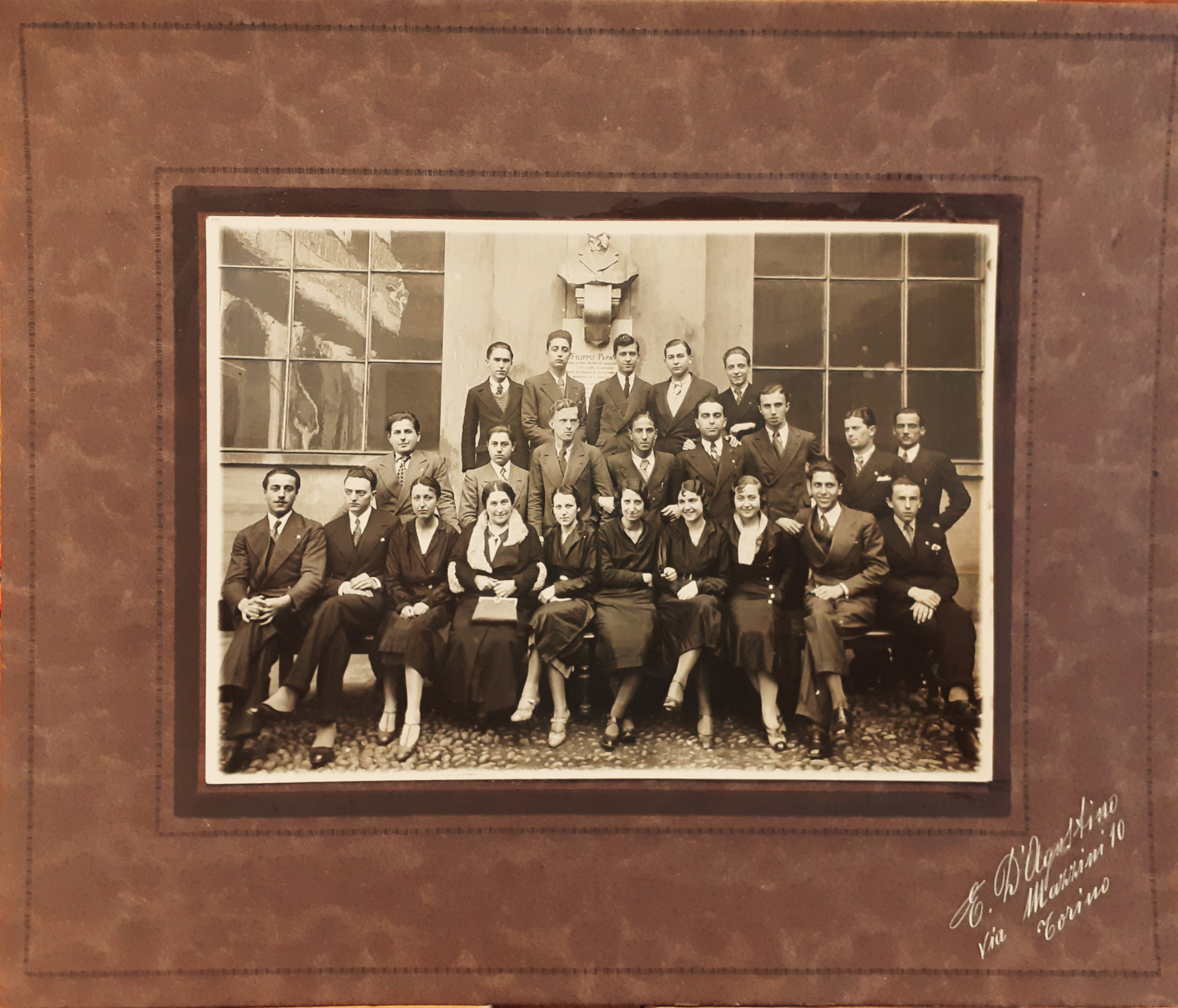 Foto di gruppo 4^ B Istituto Sommeiller Torino 1931