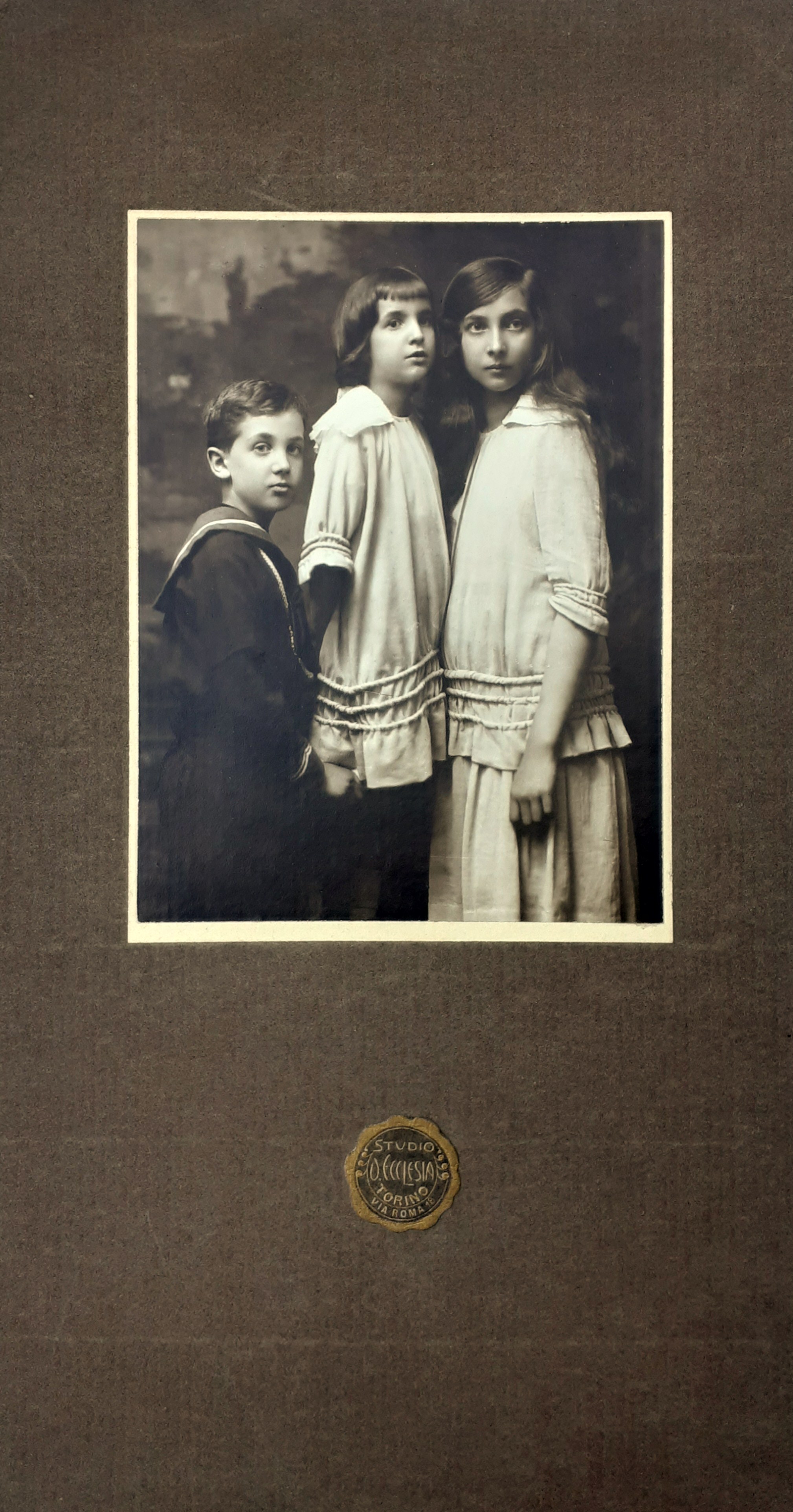 Fotografia ai sali d'argento fotografo Ottaviano Ecclesia Torino anni '20