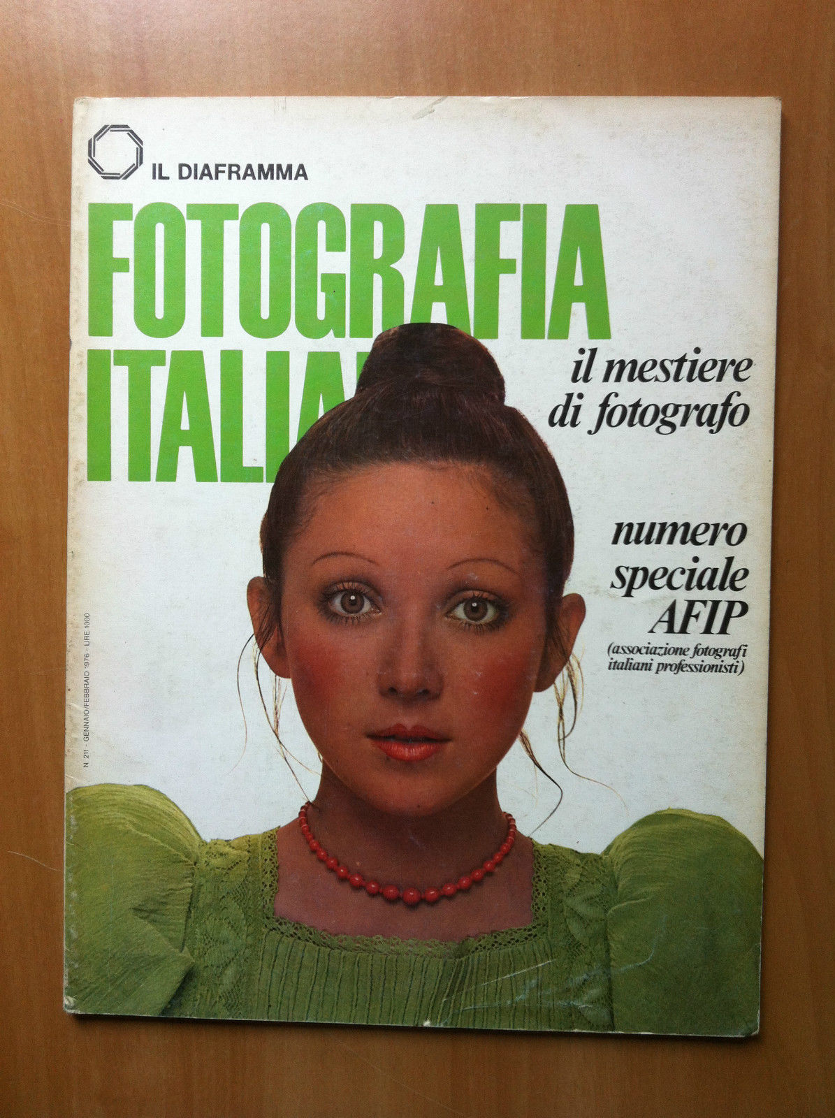 Fotografia Italiana n^ 211 Gennaio/Febbraio 1976 Cover: Serge Libiszewski E17358