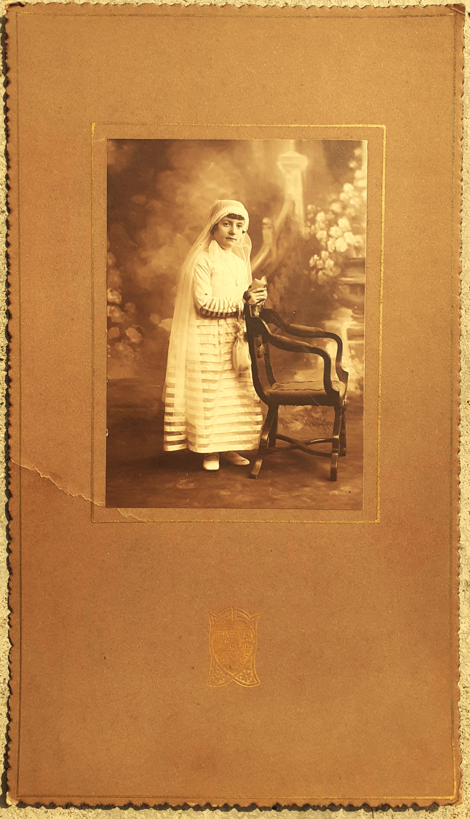 Fotografia originale ai sali d'argento -Prima Comunione Torino 1915 ca …