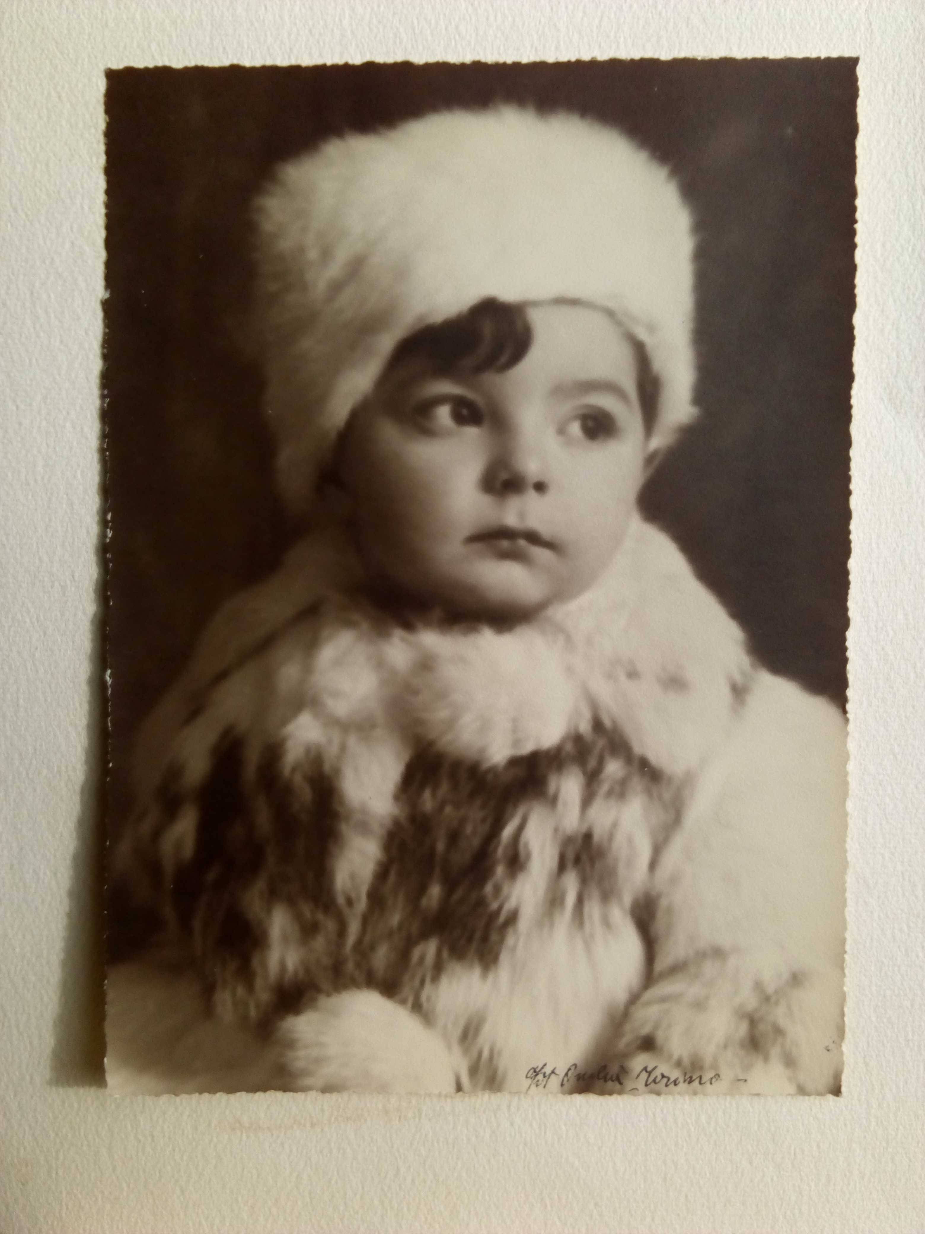 fotografia originale ai sali d'argento virata seppia anni '40/50