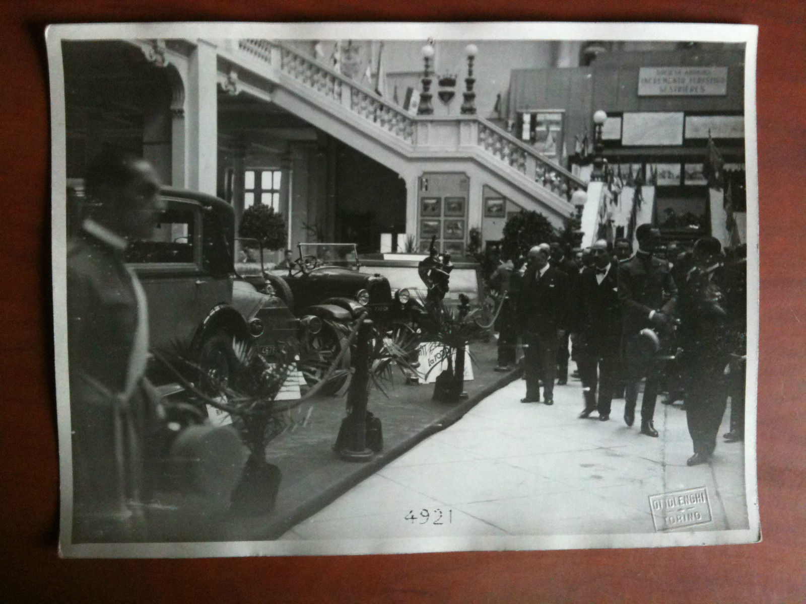 Fotografia originale anni '30 Expo. Automobili Torino Principe Umberto di …