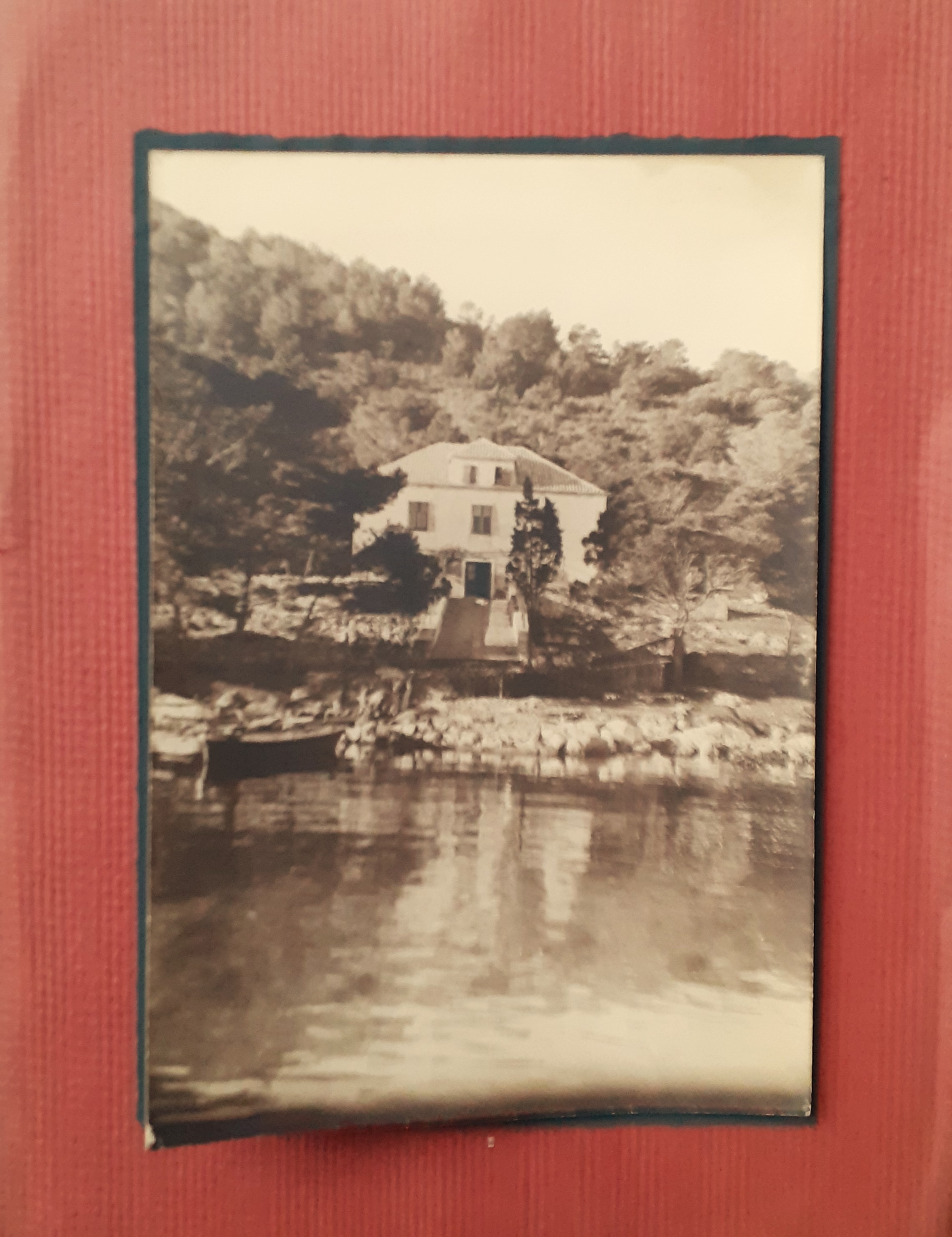 Fotografia originale anni '30 Lagosta Porto Lago