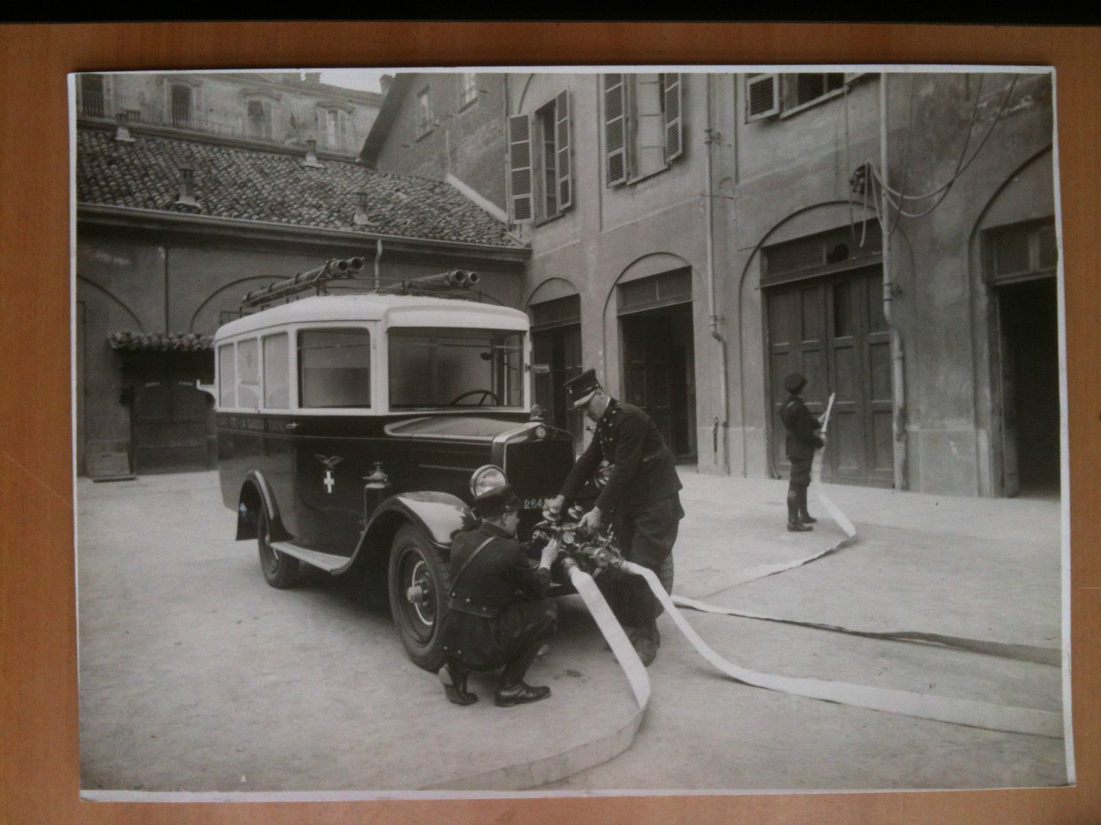 Fotografia originale anni '30 P. Canonica - Torino Corpo Vigili …