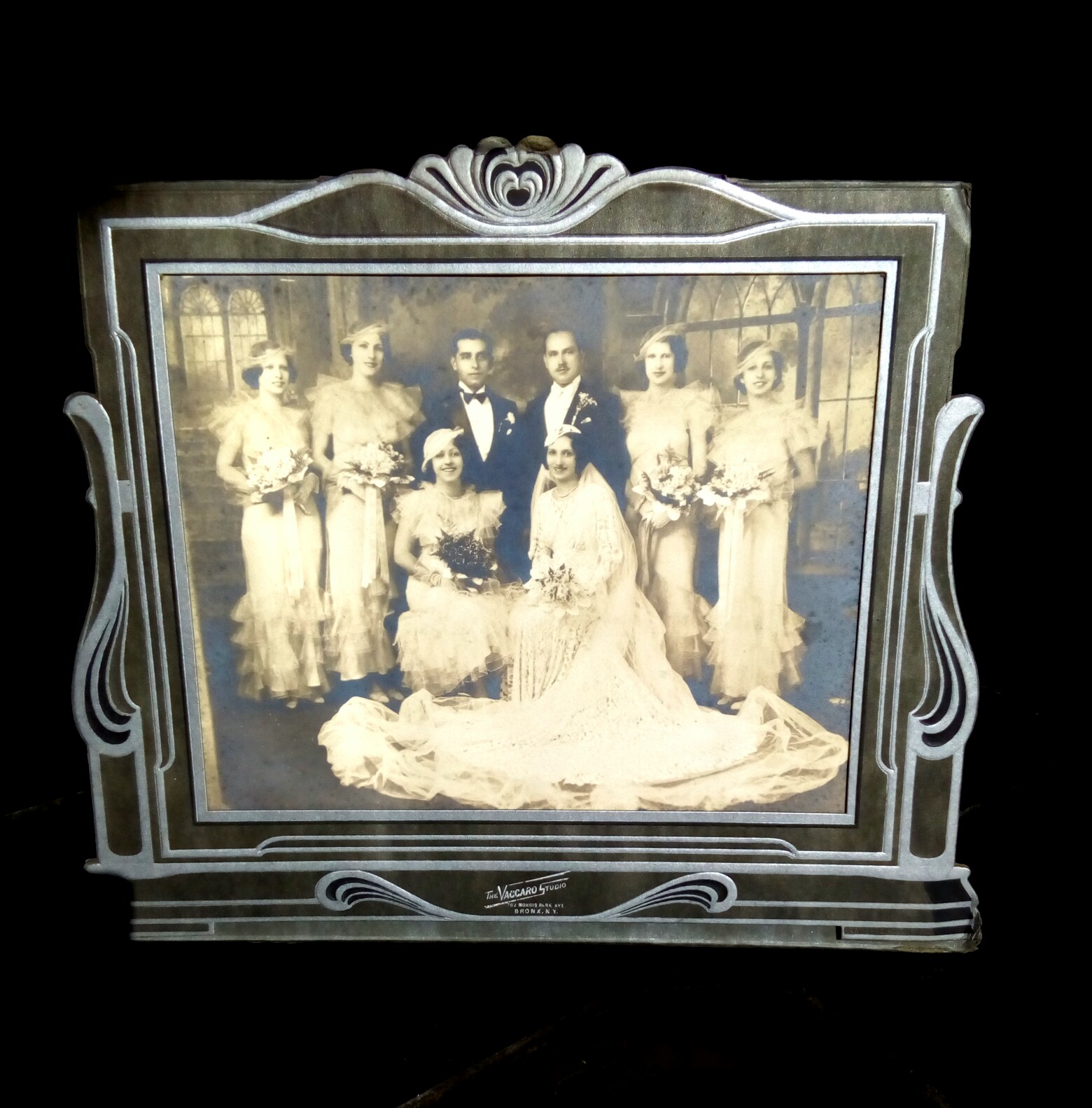 Fotografia originale anni '30 Studio Vaccaro Bronx New York