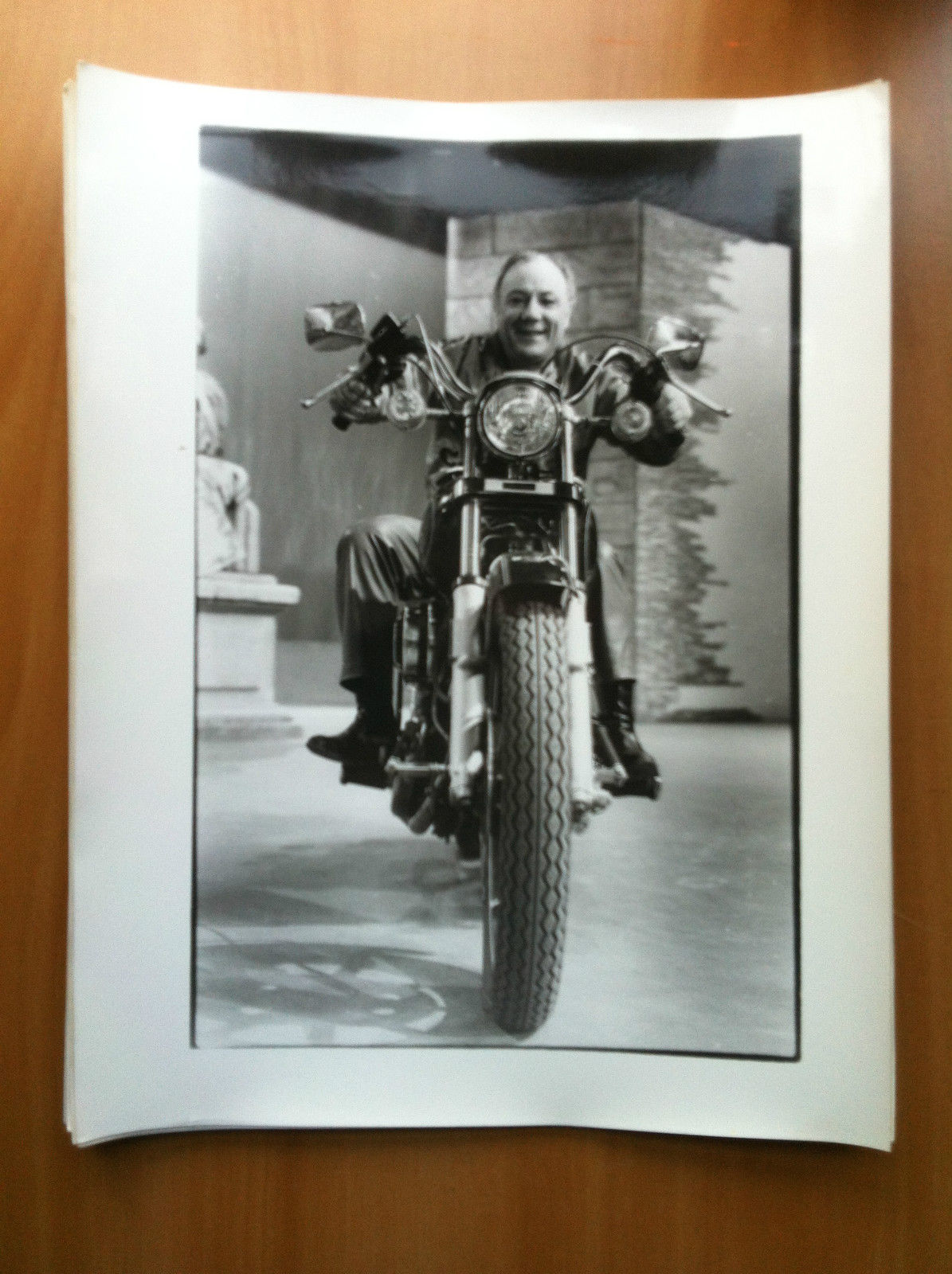 Fotografia originale Claudio Villa su Harley Davidson anni '80 - …