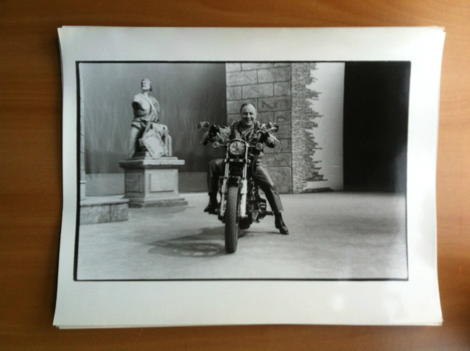 Fotografia originale Claudio Villa su Harley Davidson anni '80 - …