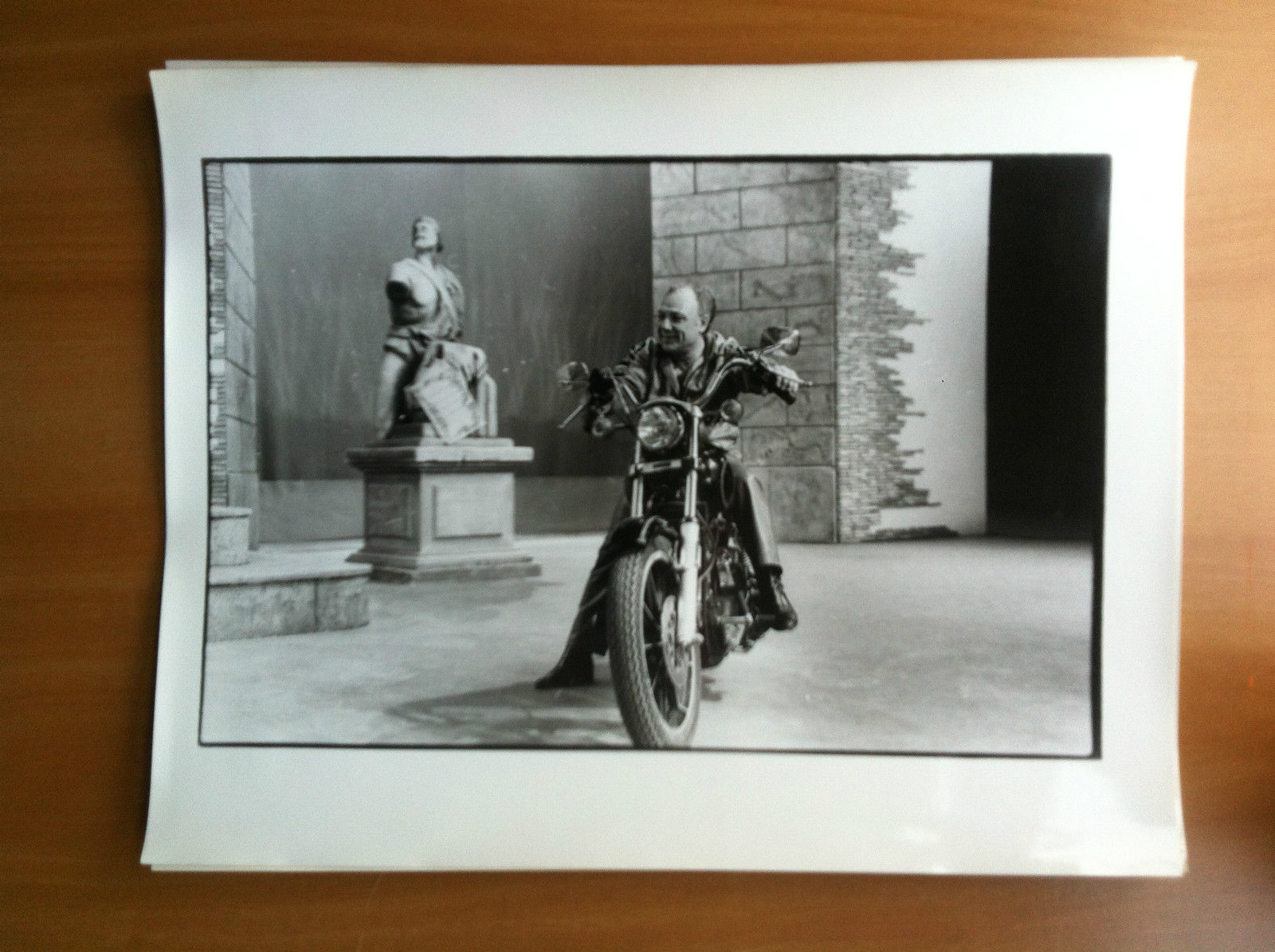 Fotografia originale Claudio Villa su Harley Davidson anni '80 - …