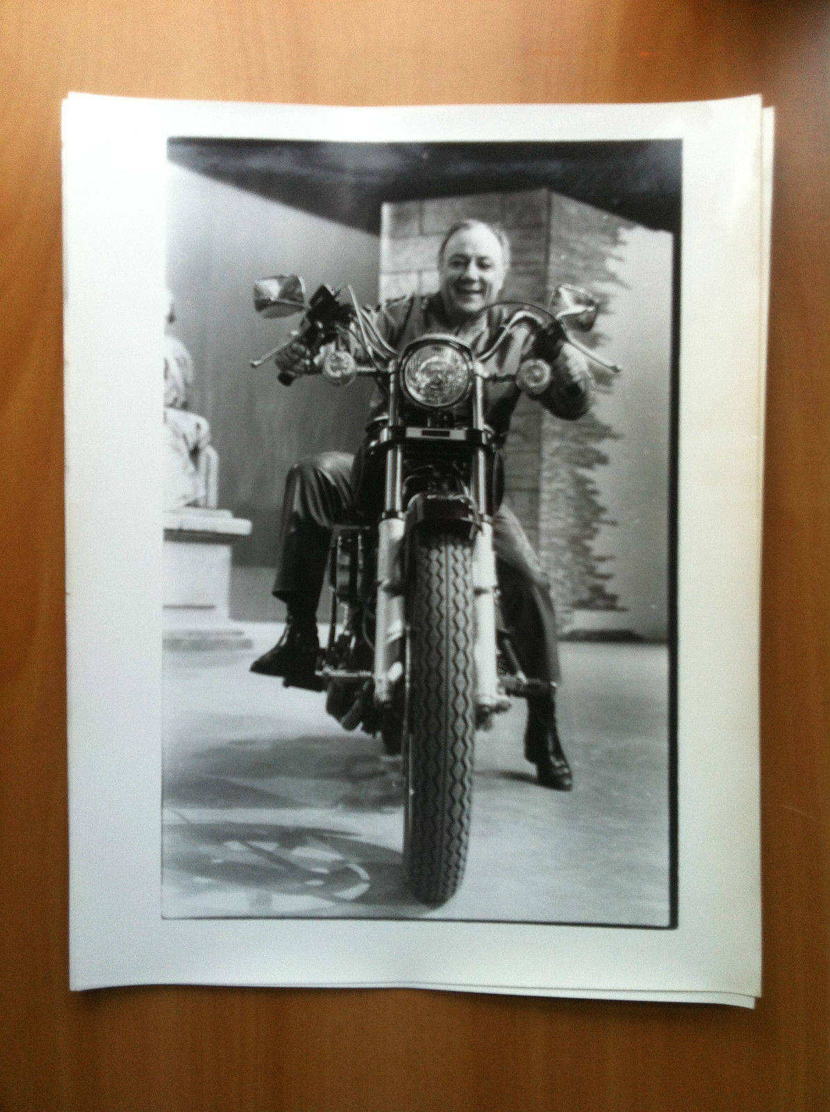 Fotografia originale Claudio Villa su Harley Davidson anni '80 - …