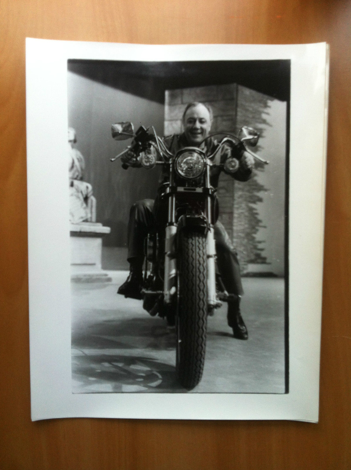 Fotografia originale Claudio Villa su Harley Davidson anni '80 - …