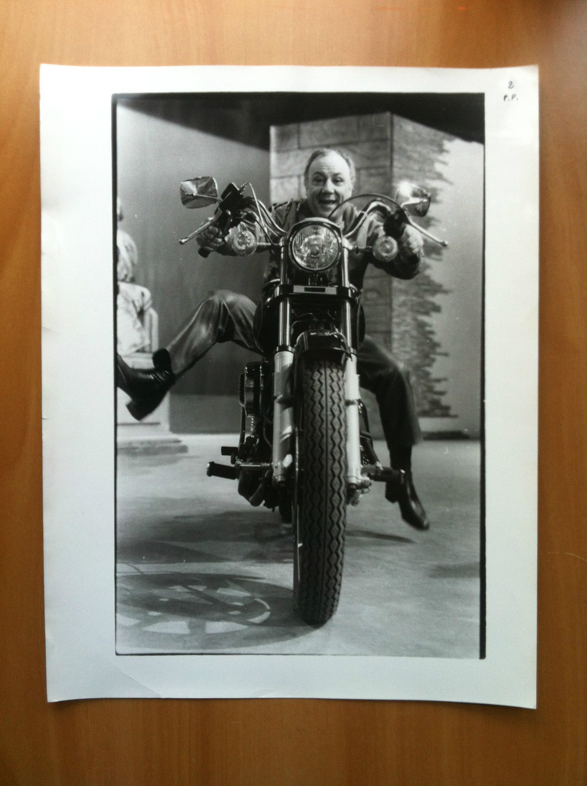 Fotografia originale Claudio Villa su Harley Davidson anni '80 - …