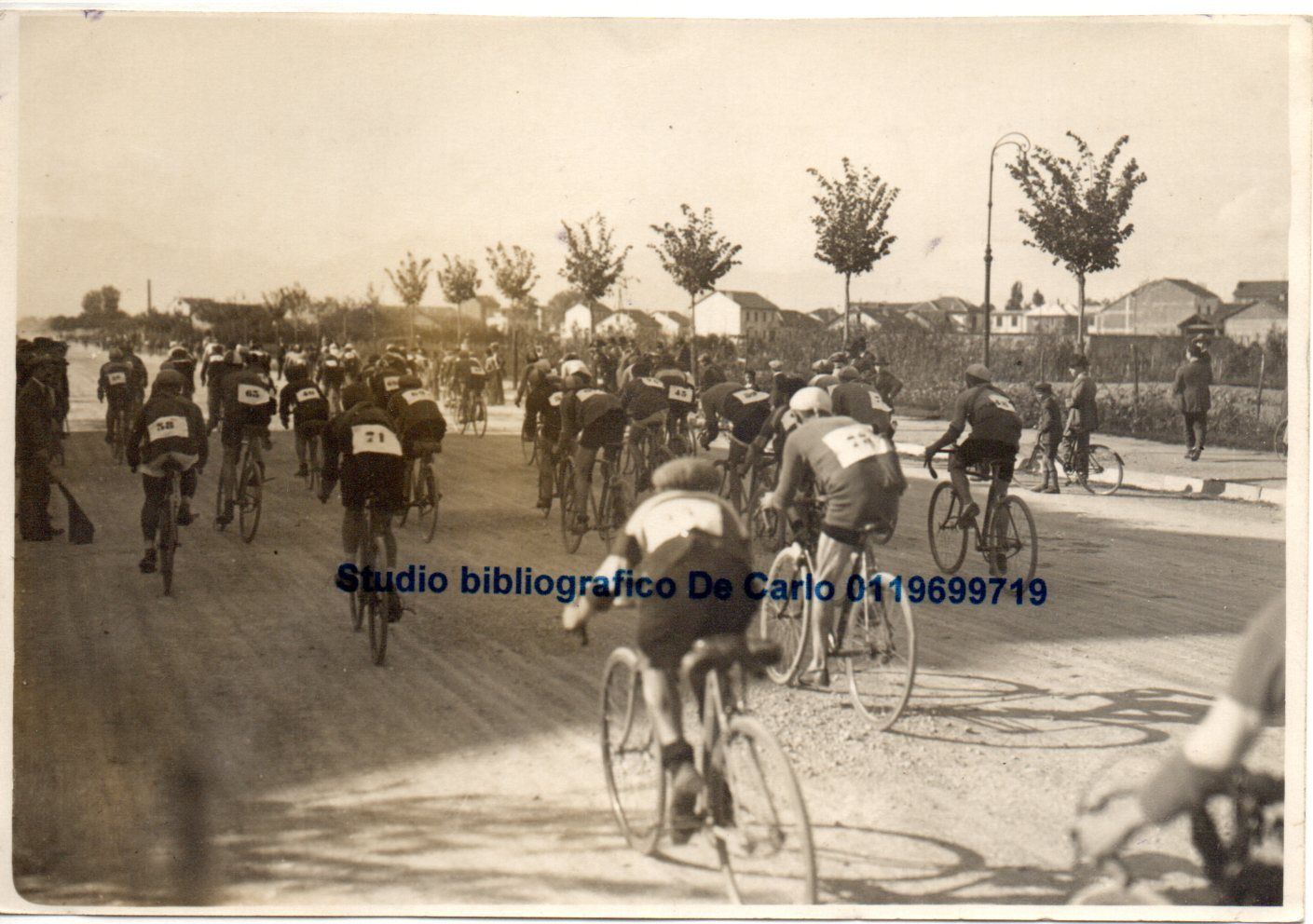 Fotografia originale Corsa Ciclistica "La Partenza"
