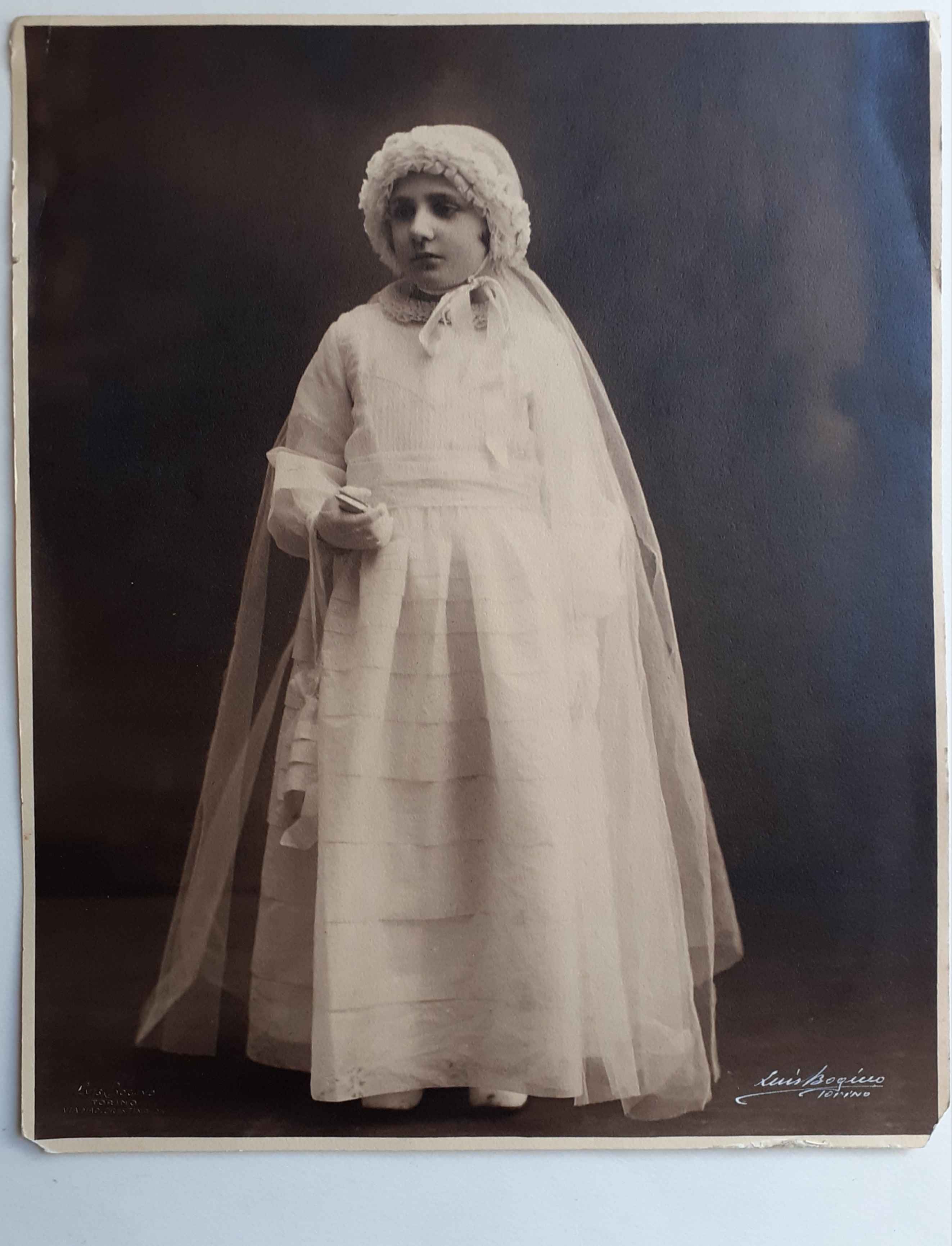 Fotografia originale di Louis Bogino Torino anni '20