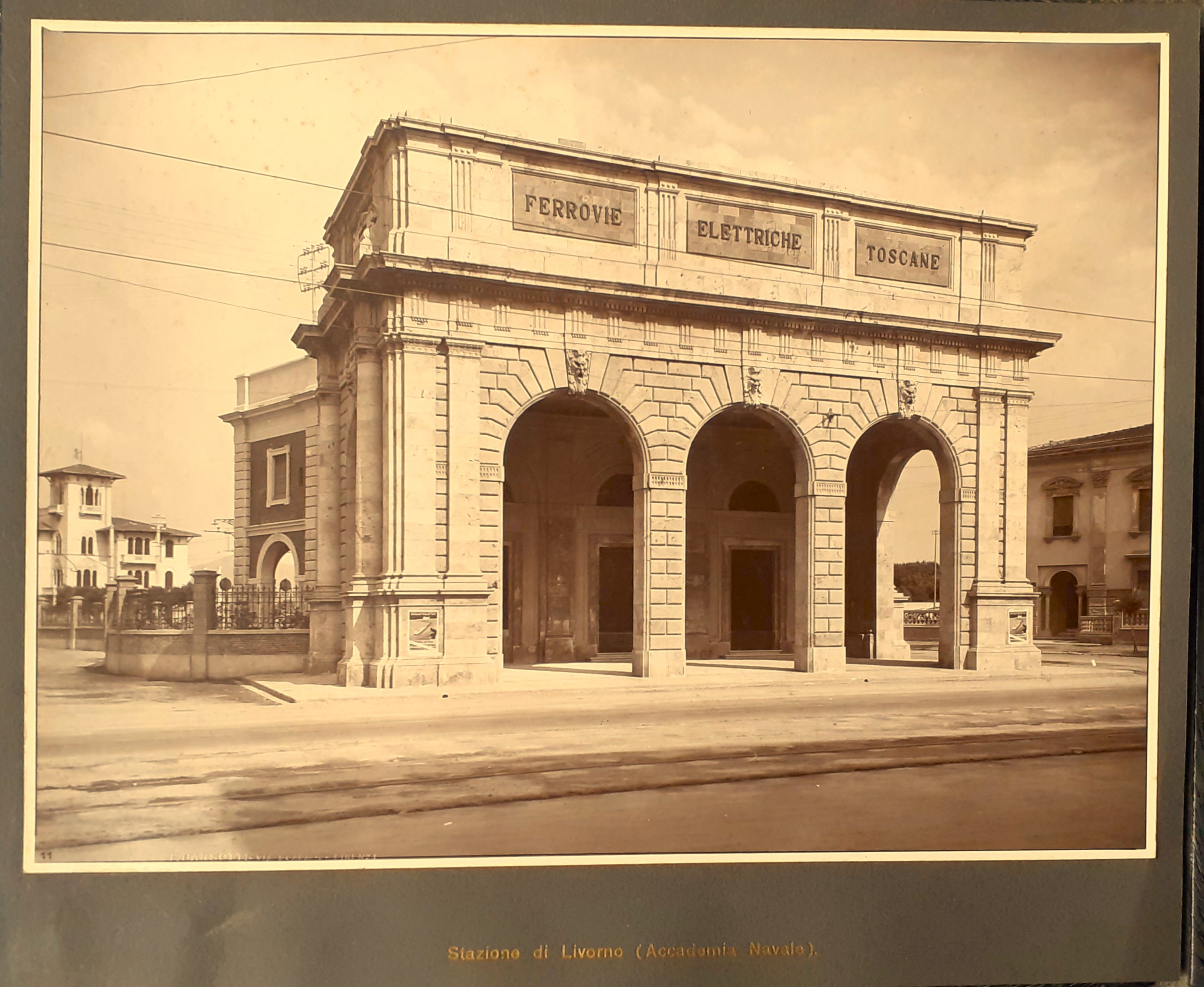 Fotografia originale F. Barsotti Livorno - Ferrovie Elettriche Toscane anni …