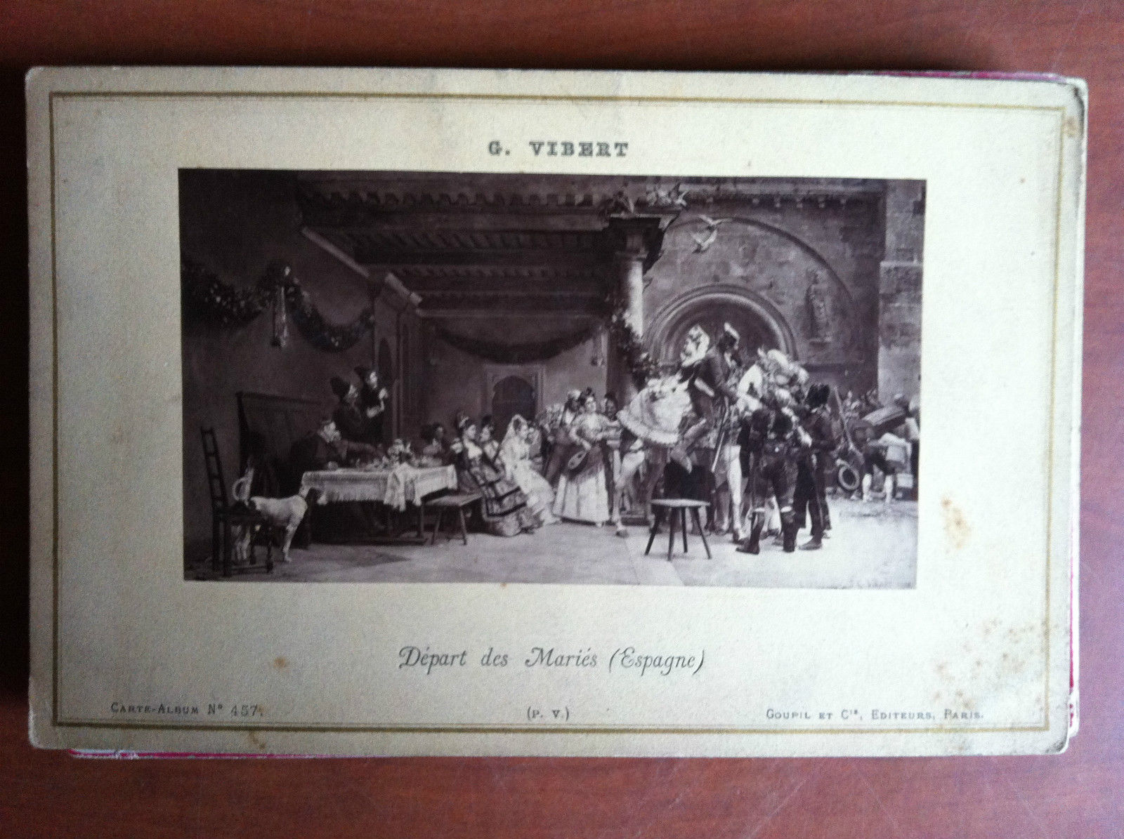 Fotografia originale fine '800 riproduzione di opera d'arte - E7300