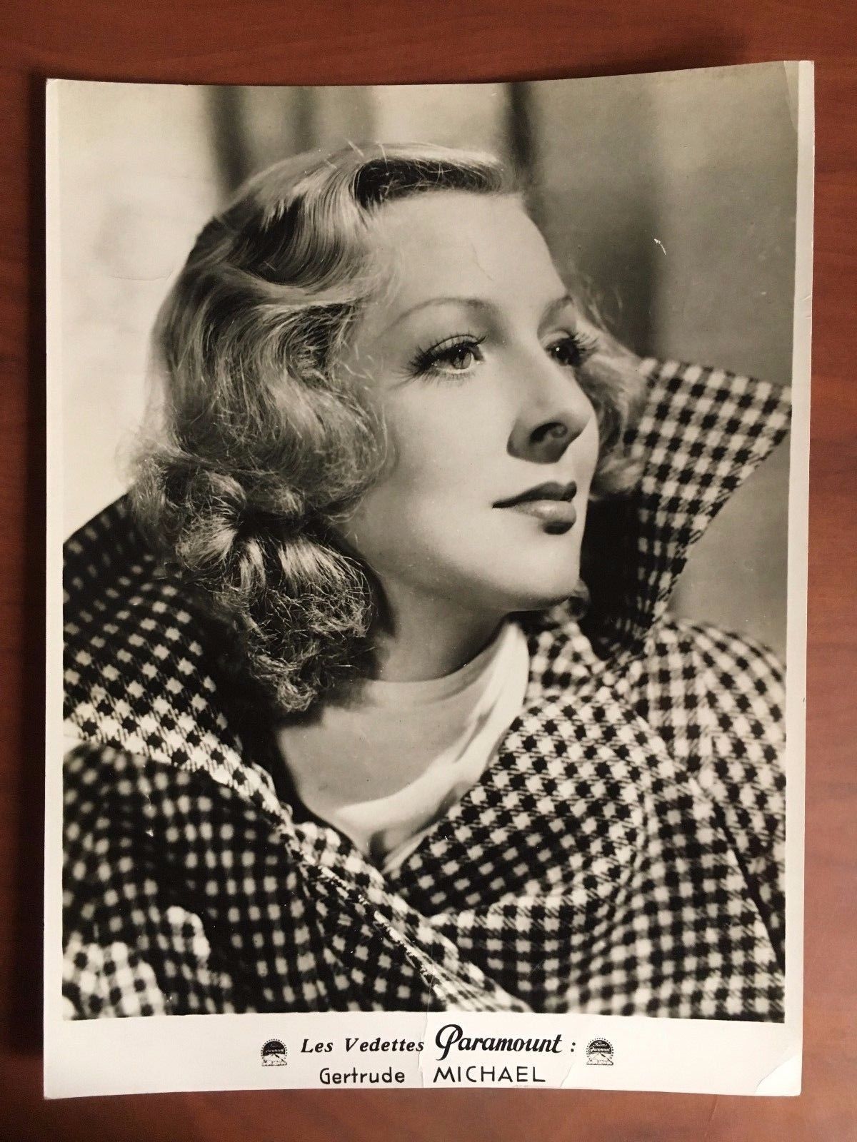 Fotografia originale Gertrude Michael Les Vedettes Paramount - E22987