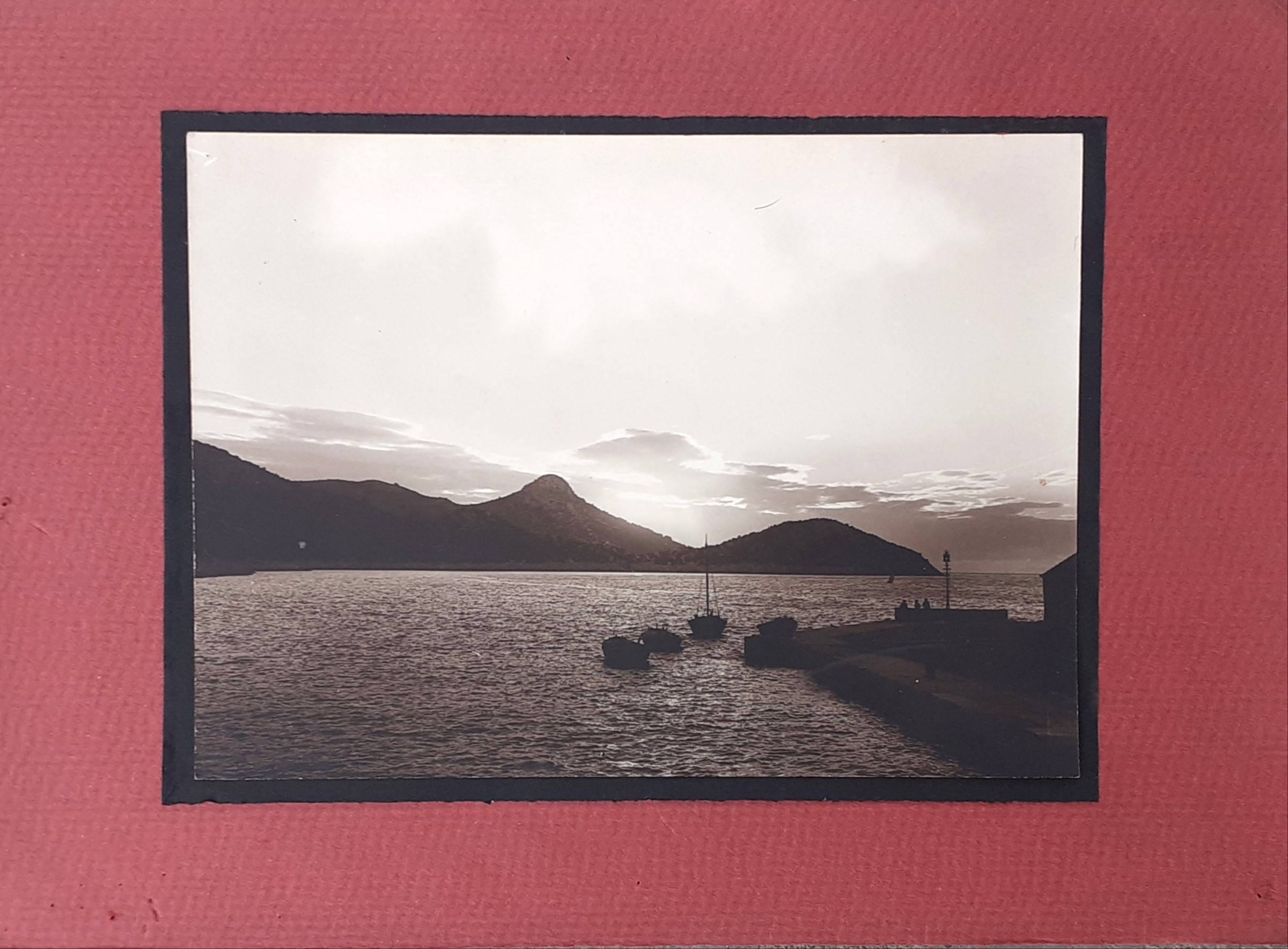 fotografia originale Lagosta Porto S.Michele anni '20/'30