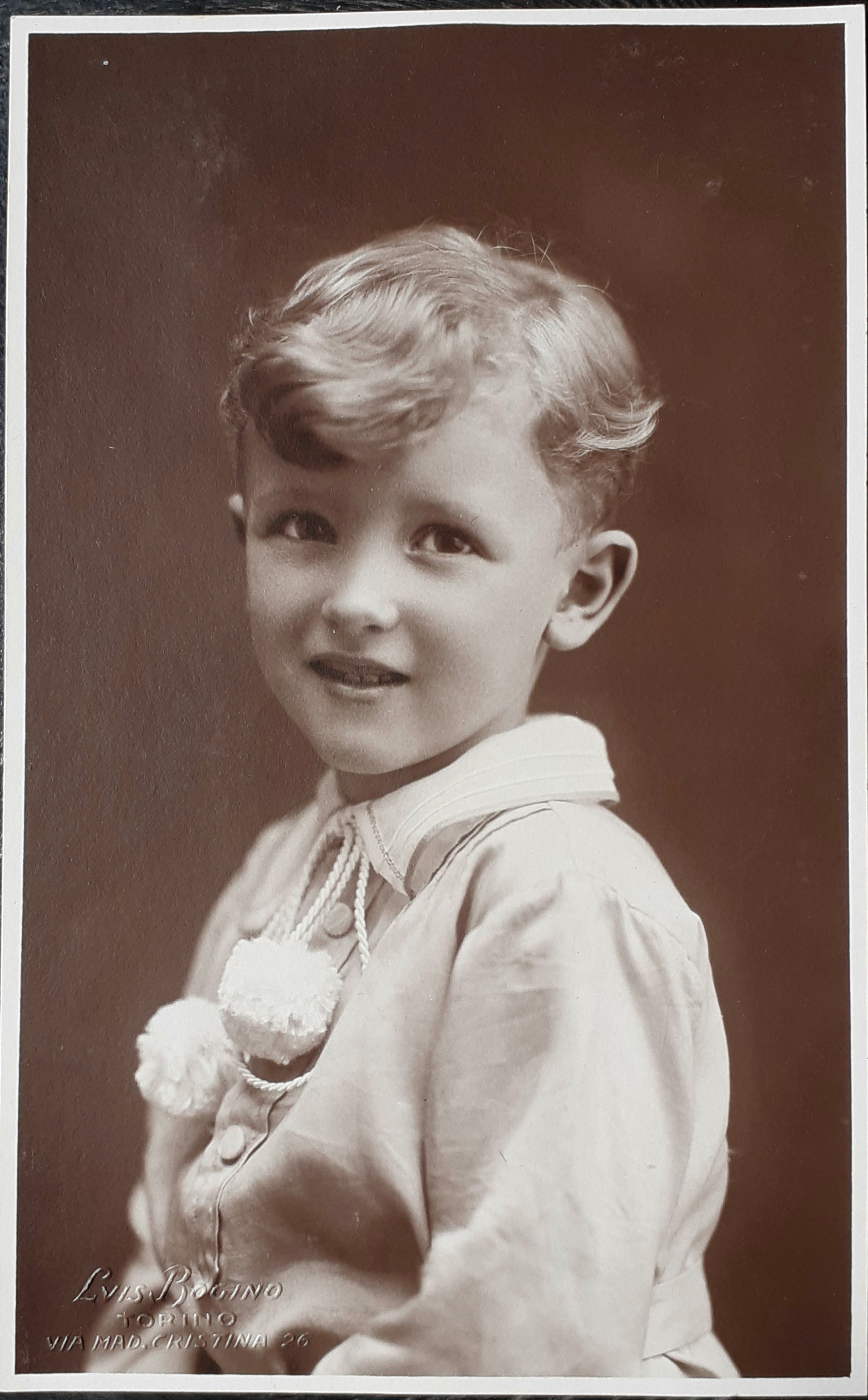 Fotografia originale Luis Bogino fotografo Torino 1930