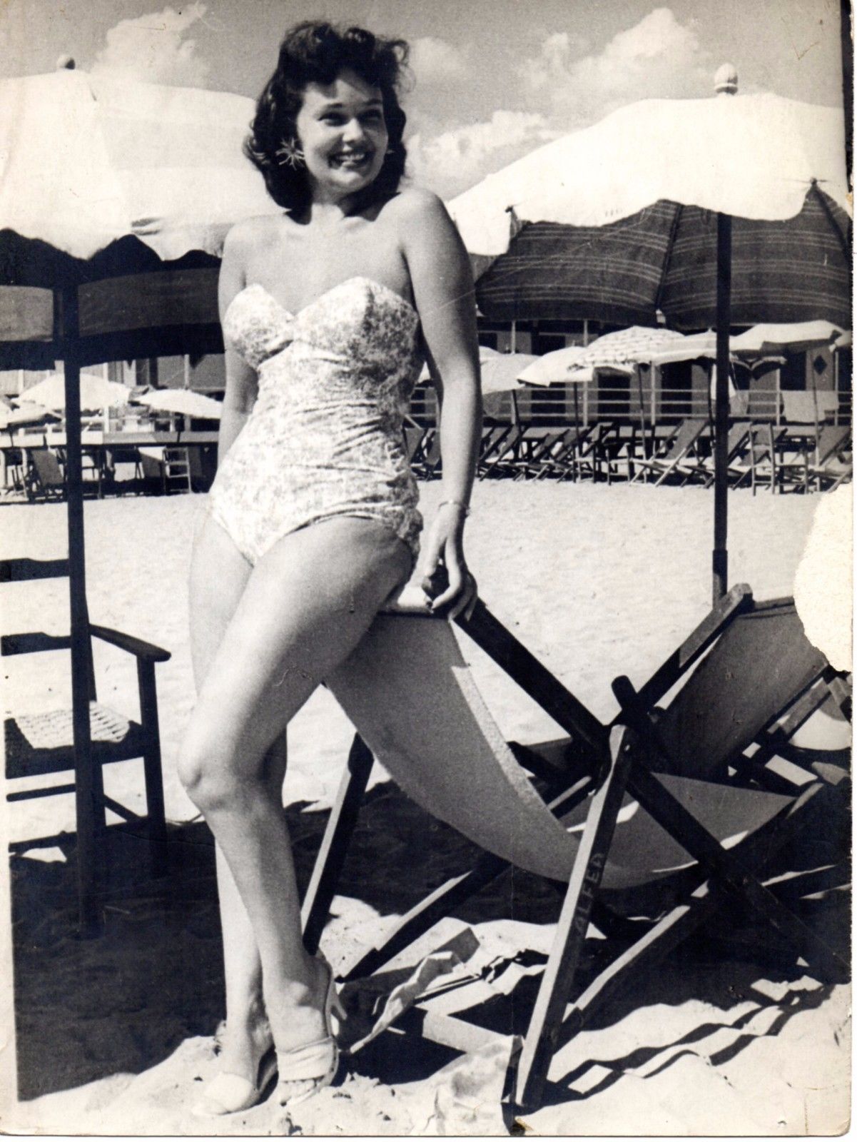 Fotografia originale Mirella Gagliardi soubrette e attrice