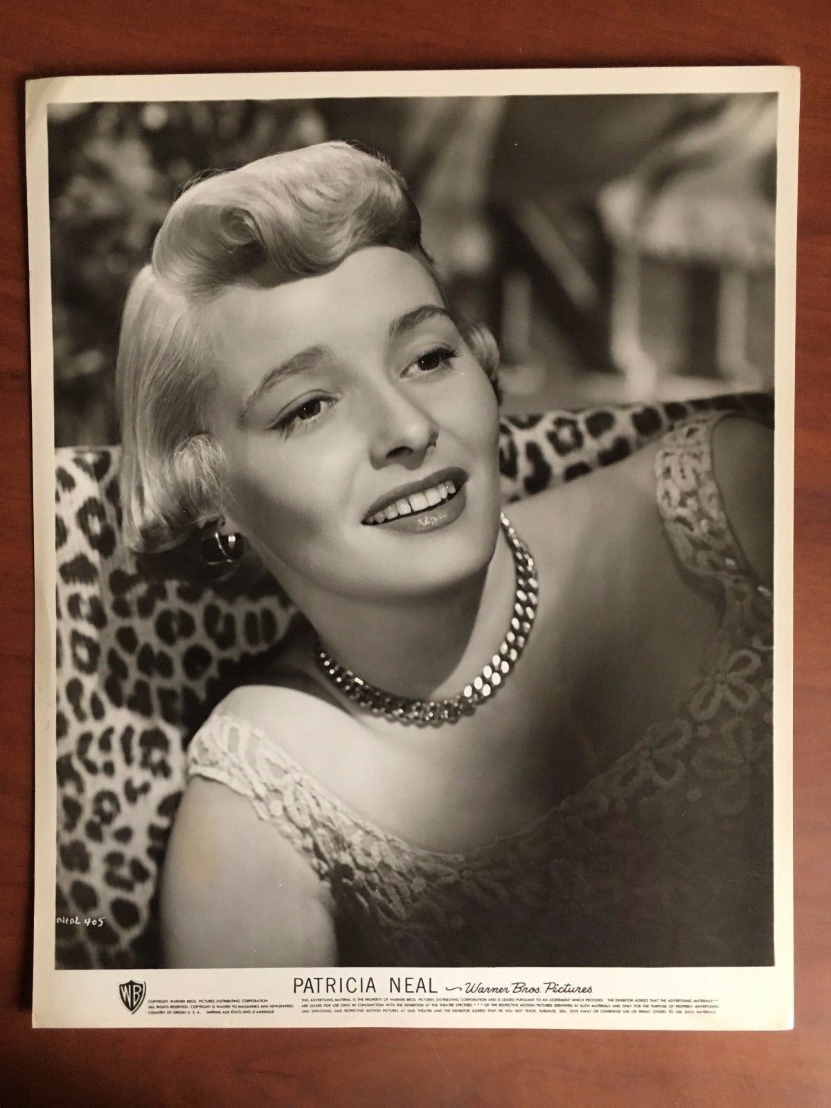 Fotografia originale patricia Neal Warner Bros. Pictures - E22986