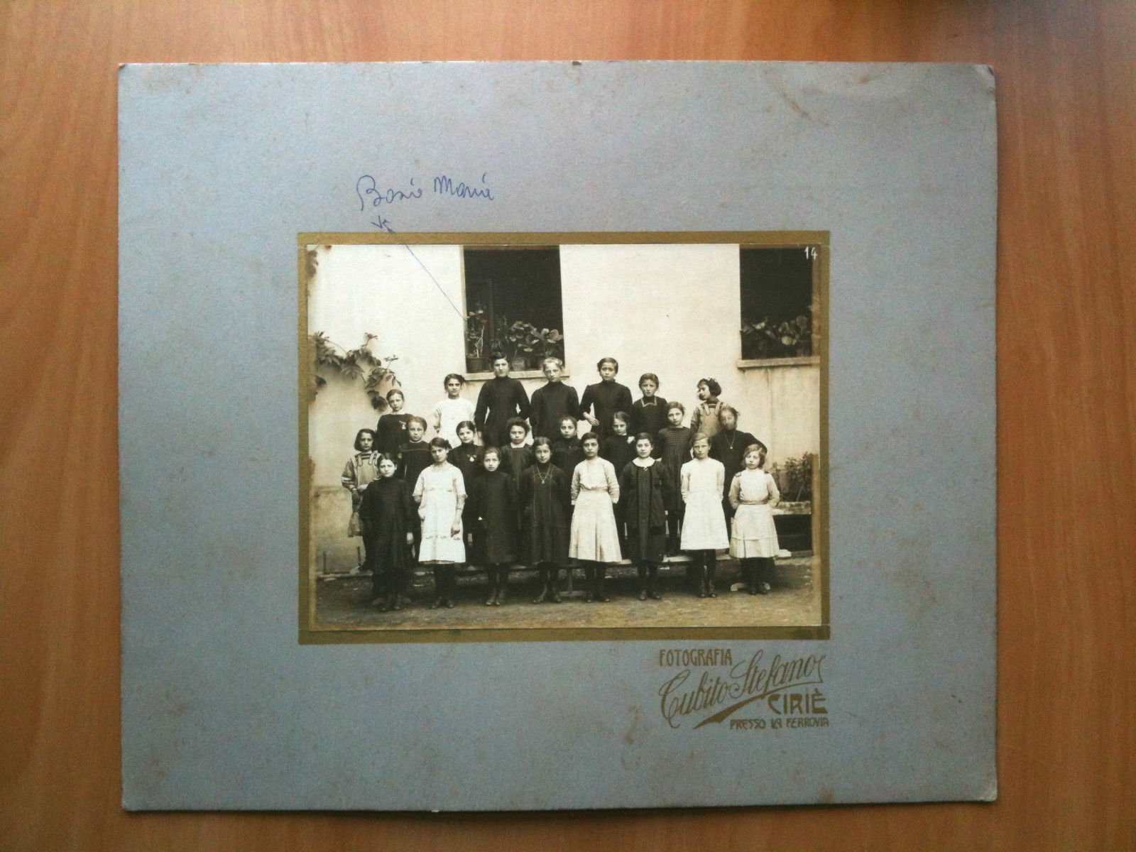 Fotografia originale prima metà '900 Fotografo Stefano Cubito Ciriè (TO)