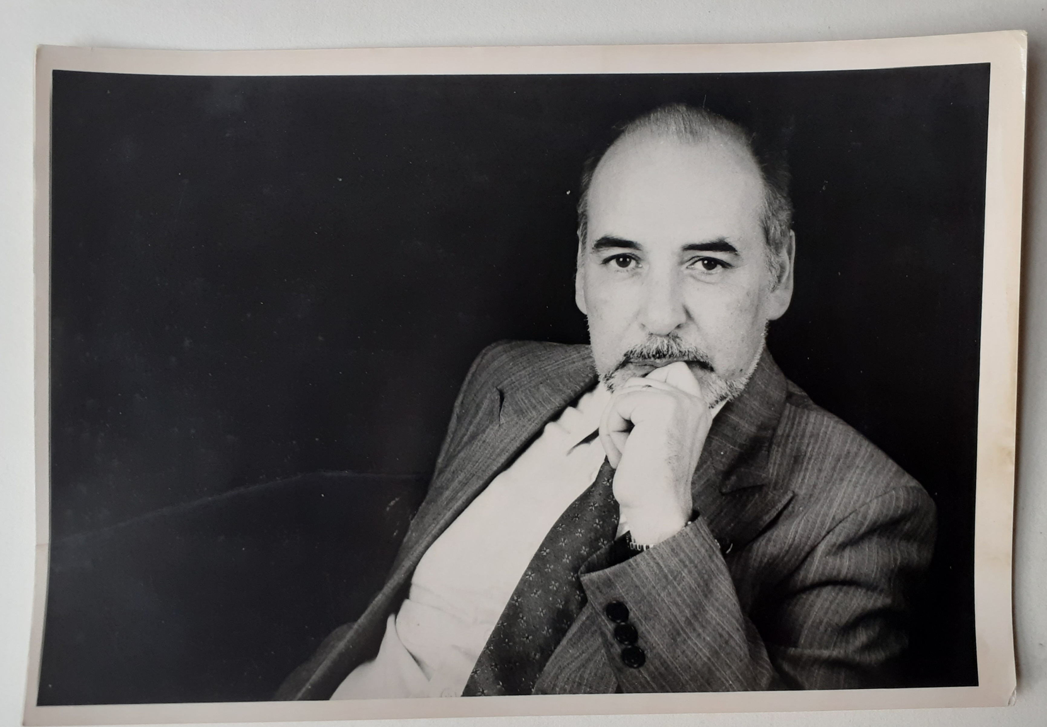 fotografia originale ritratto di Tahar Ben Jelloun fotografo S. Mazza …