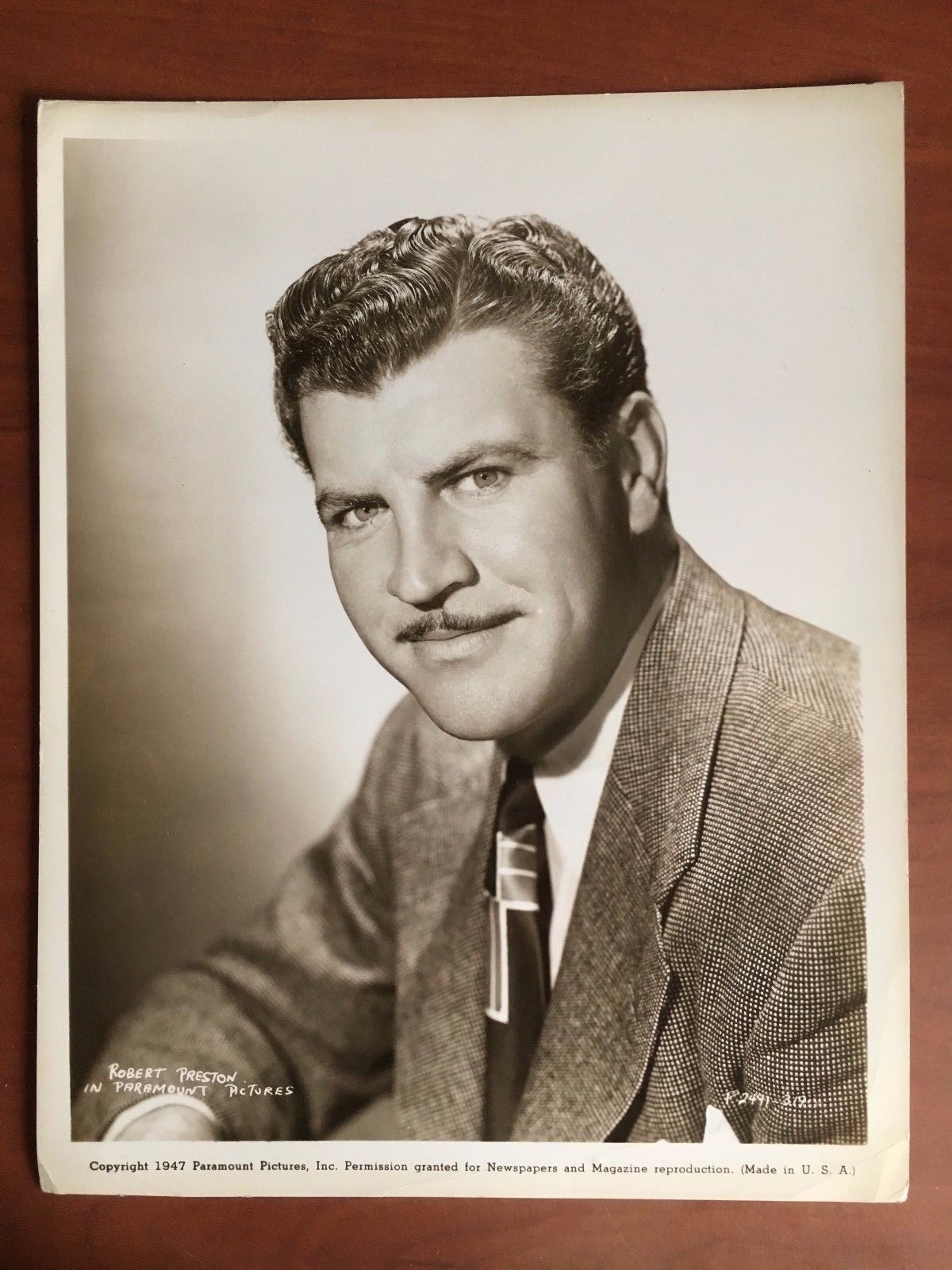 Fotografia originale Robert Preston Paramount Pictures 1947 - E22990