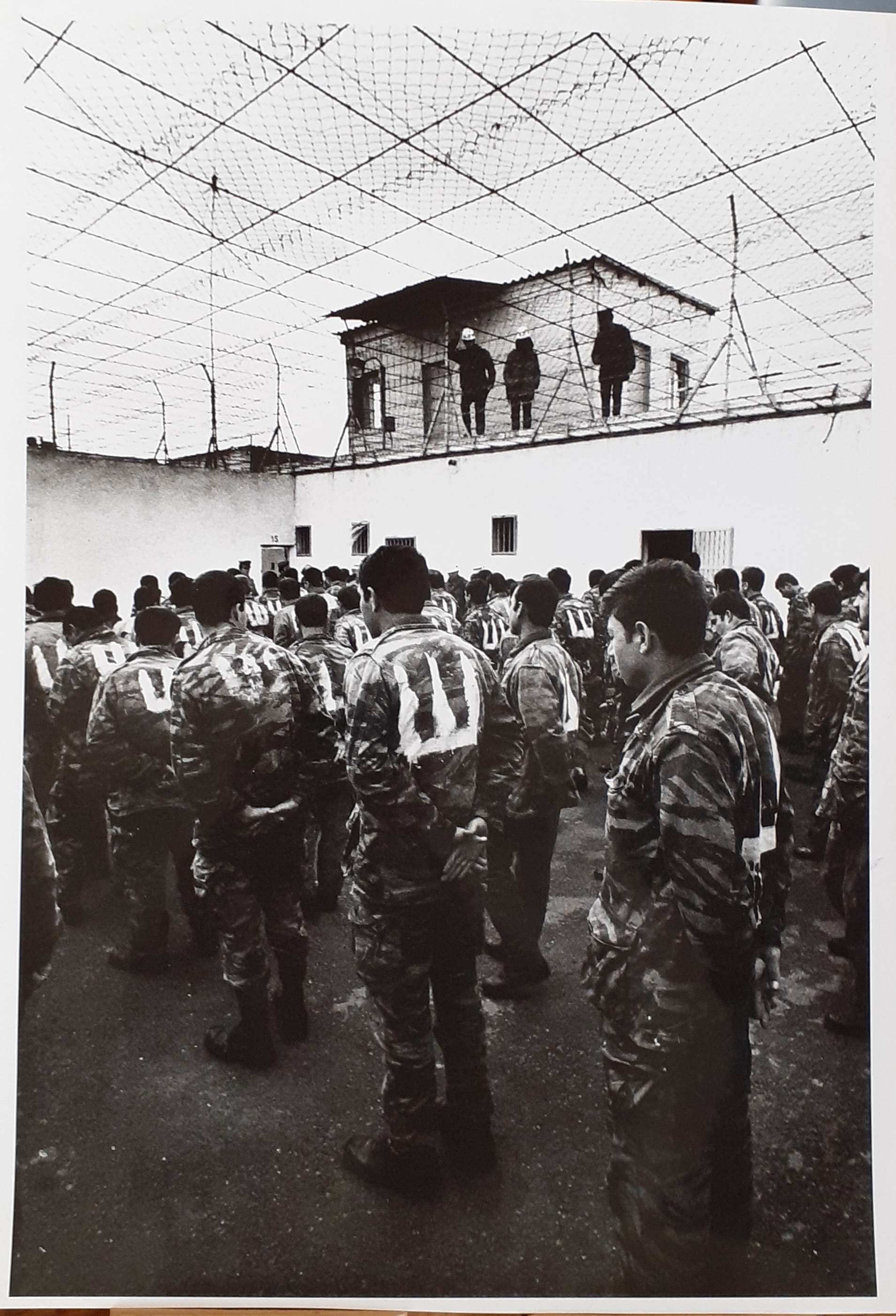 Fotografia originale Roberto Schezen "Israele. Prigionieri Siriani durante l'ora d'aria" …