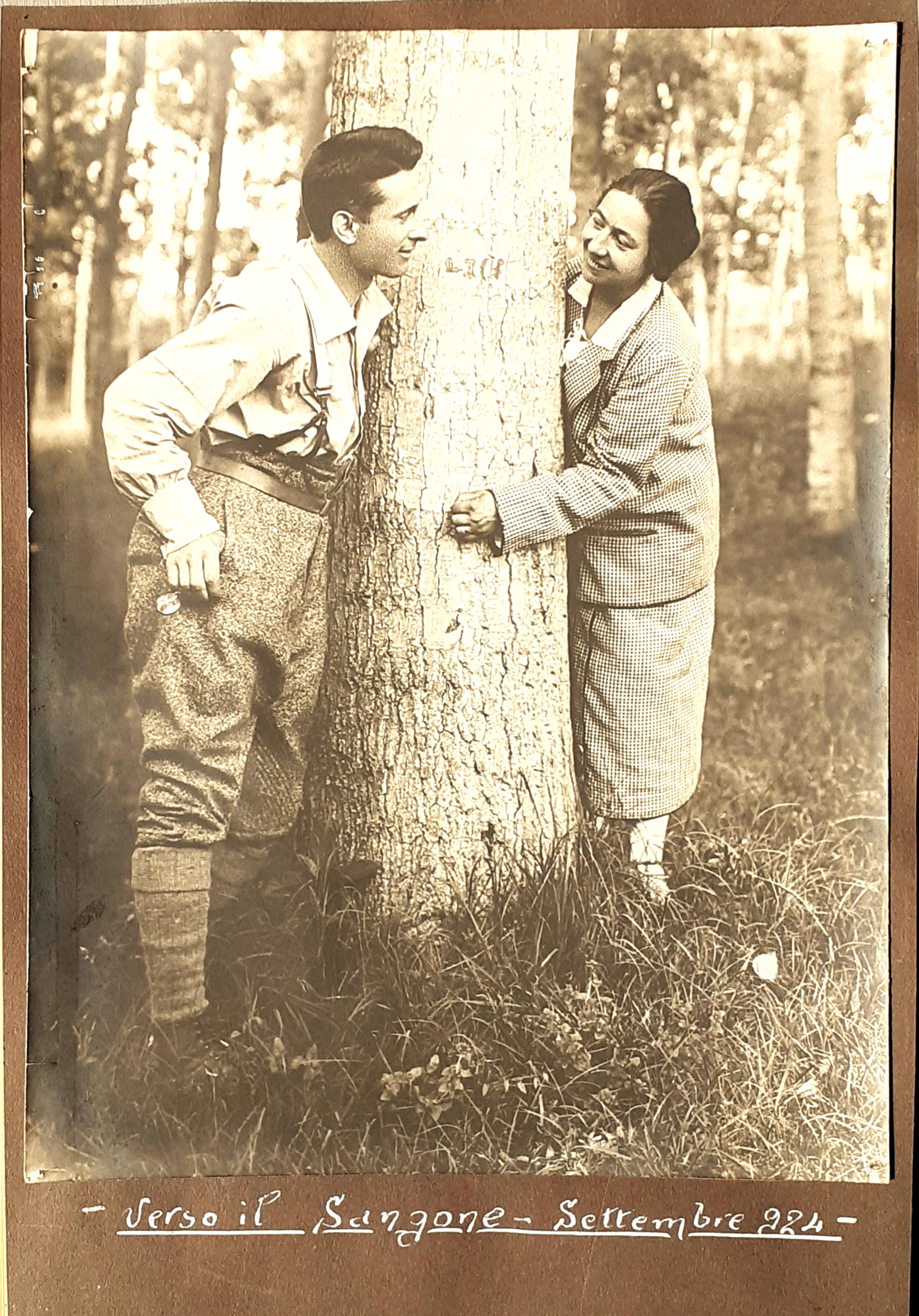 Fotografia originale titolo "Verso il Sangone" settembre 1924