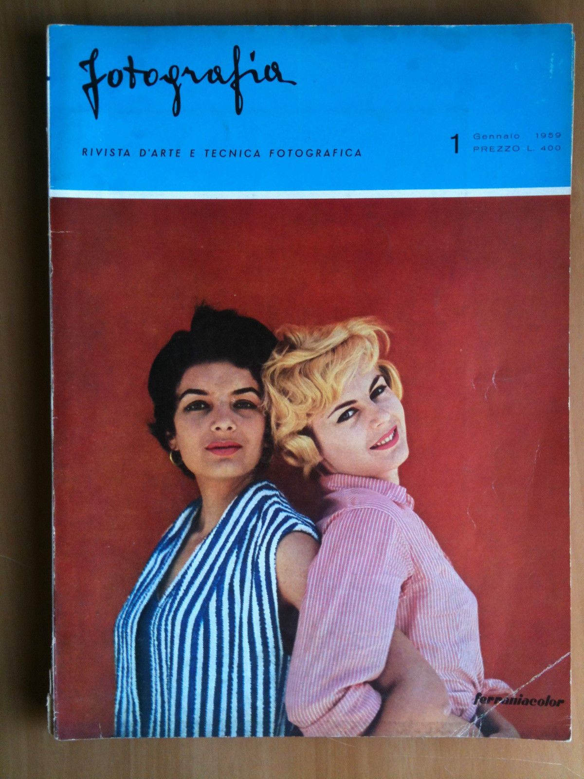 Fotografia Rivista d'arte e tecnica fotografica n^ 1 Gennaio 1959