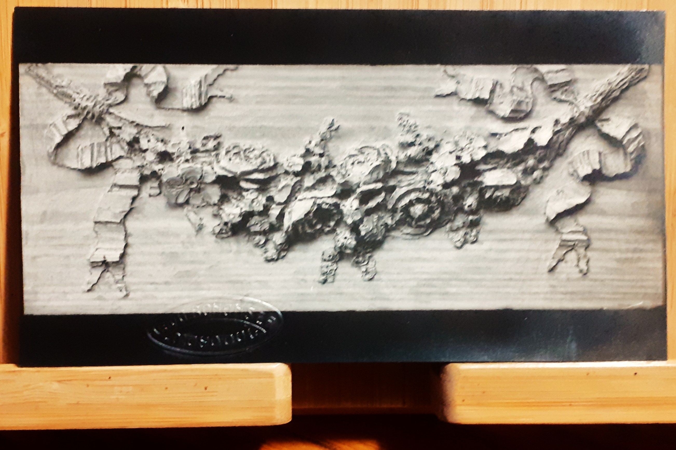 Fotografia scultura di Dante Alighieri Matteo 1928