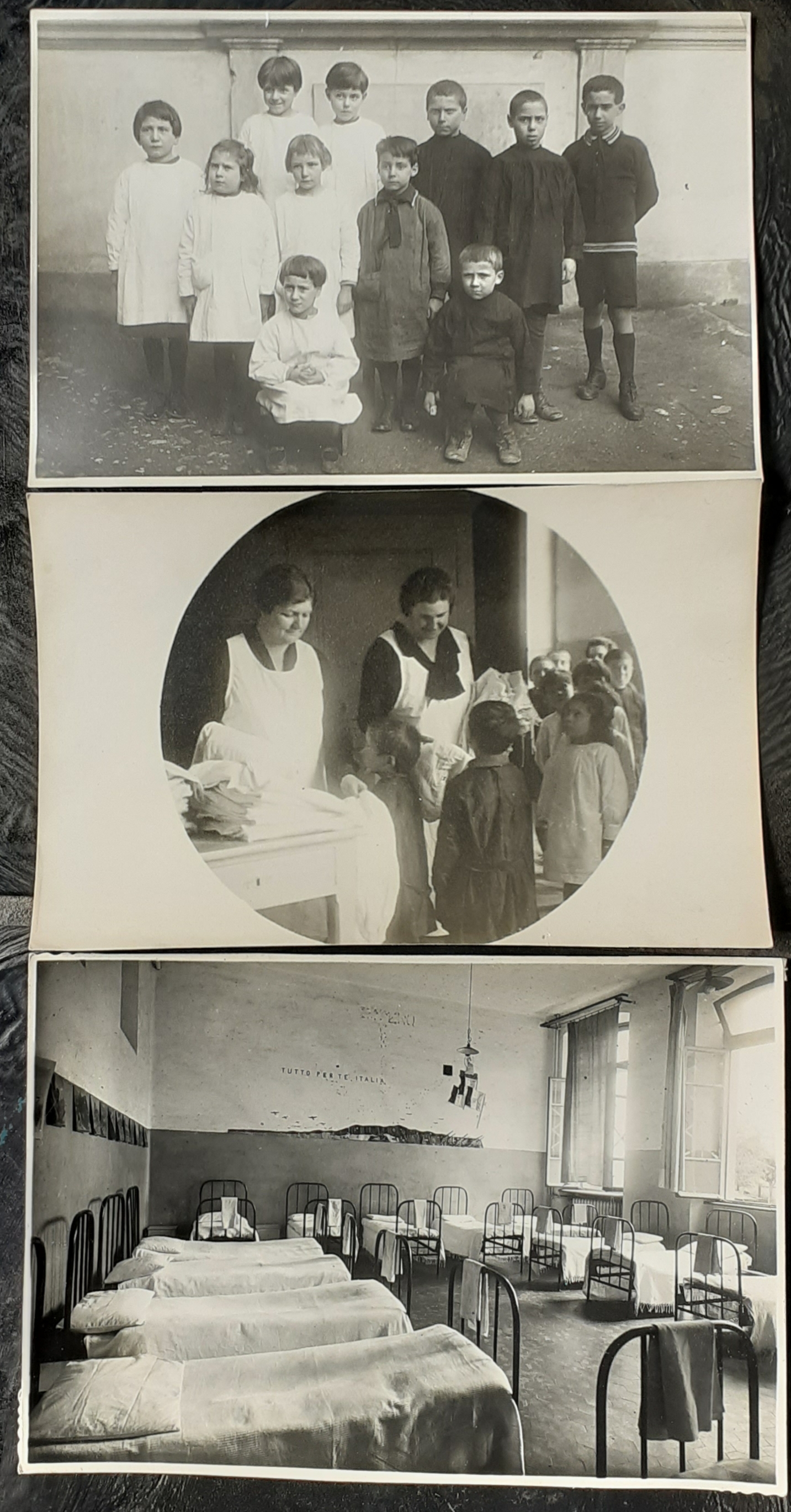 fotografie originali Colonia Regina Margherita Sede Cuorgnè 1943