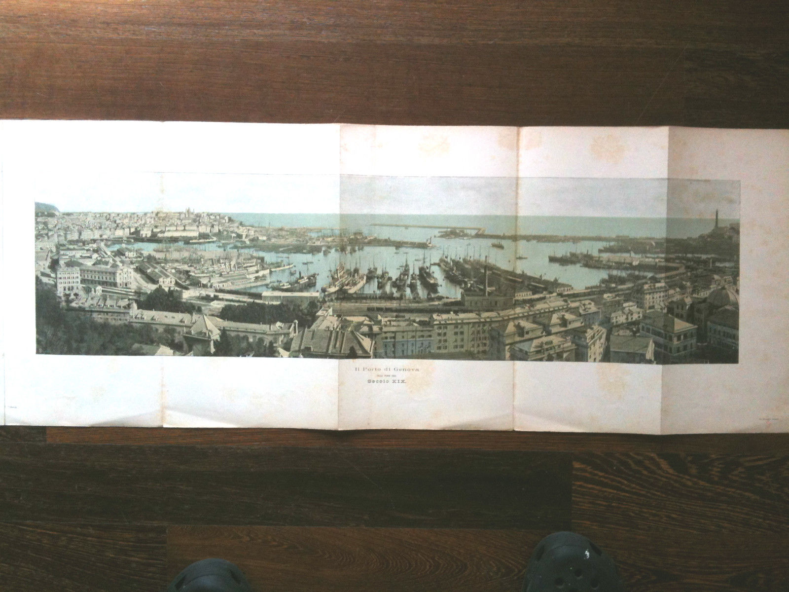 Fotoincisione inizi '900 Il Porto di Genova alla fine del …