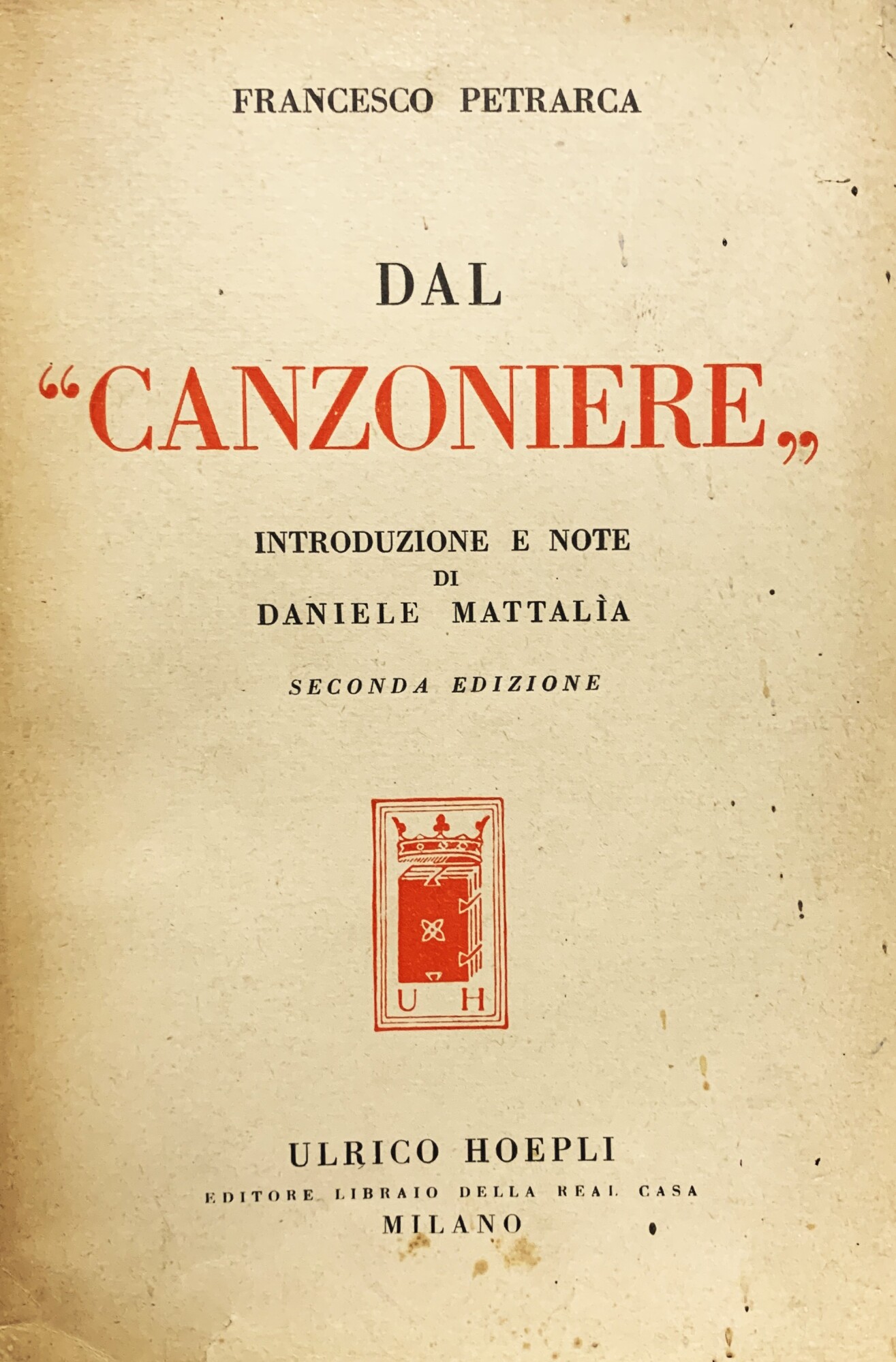 Francesco Petrarca Dal "Canzoniere"