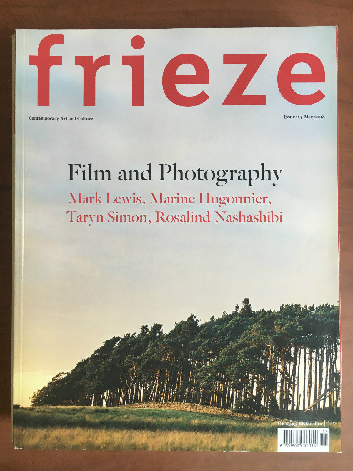 Frieze n^ 115 Mayl 2008 Cover: Mark Lewis - E21620