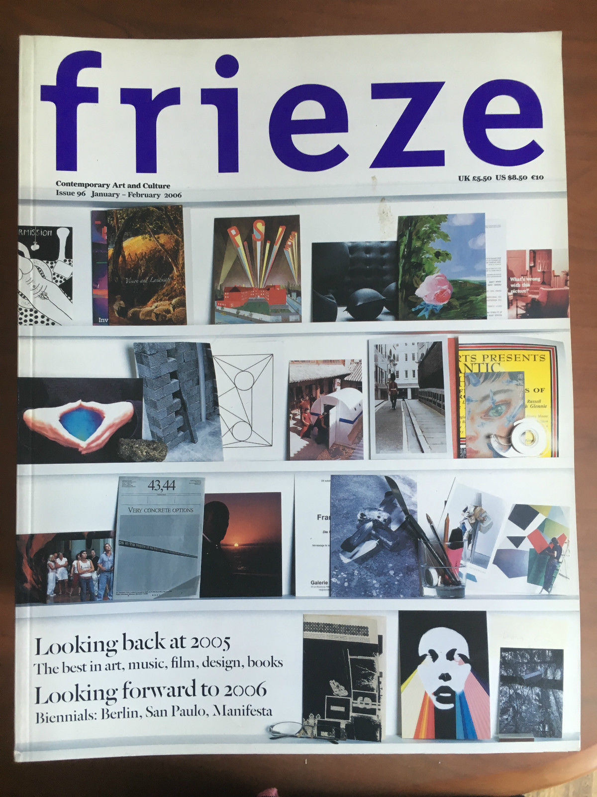 Frieze n^ 96 Jan/Feb 2006 Cover: Jenny van Sommers- E21606