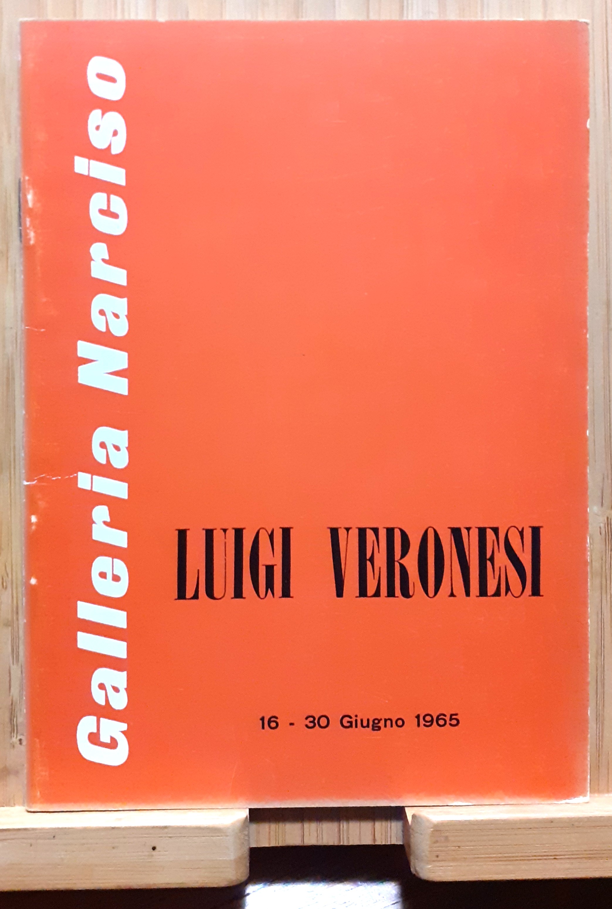 Galleria Narciso catalogo invito Luigi Veronesi 1965